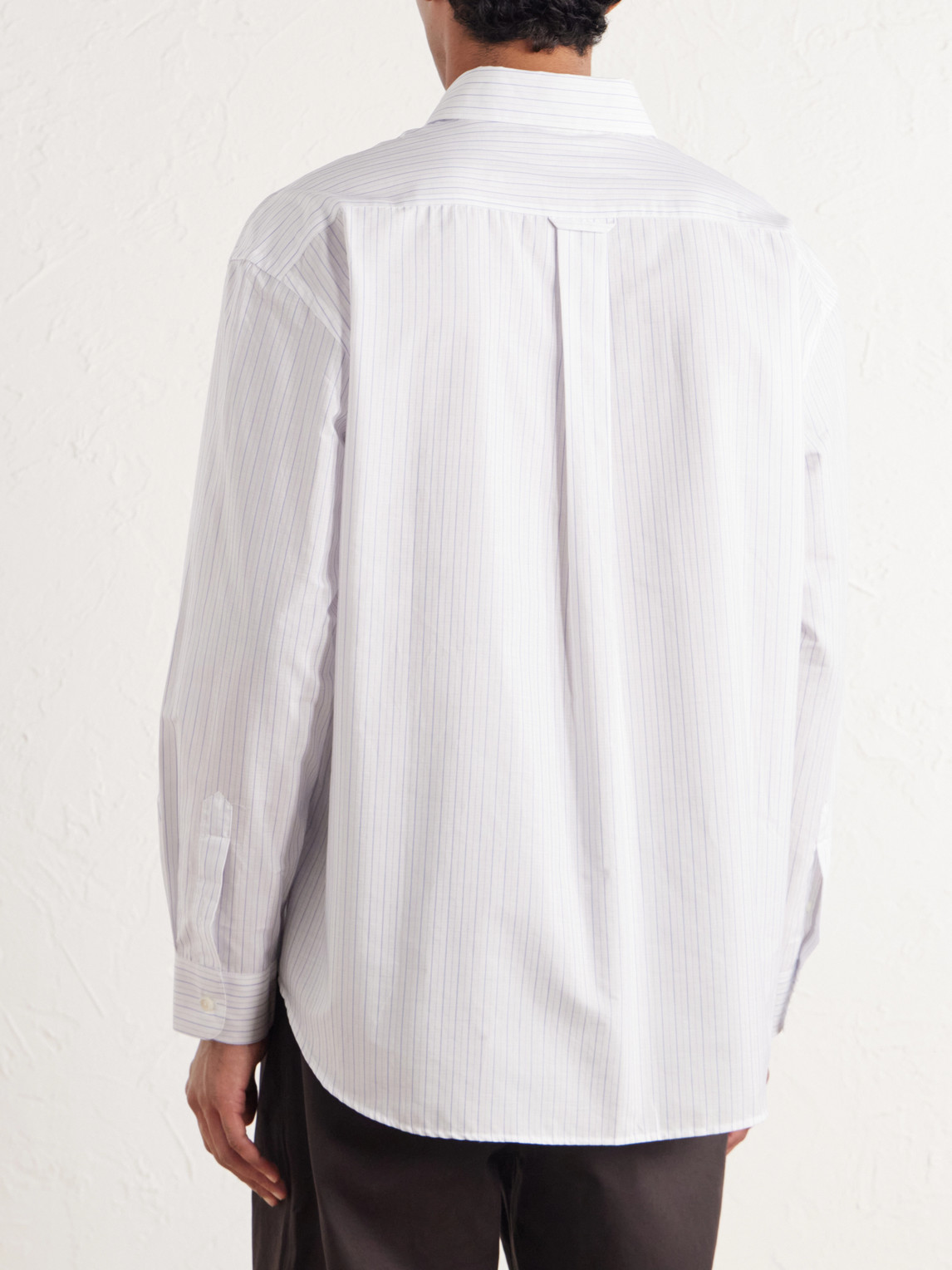 Architect Striped Cotton-Poplin Shirt