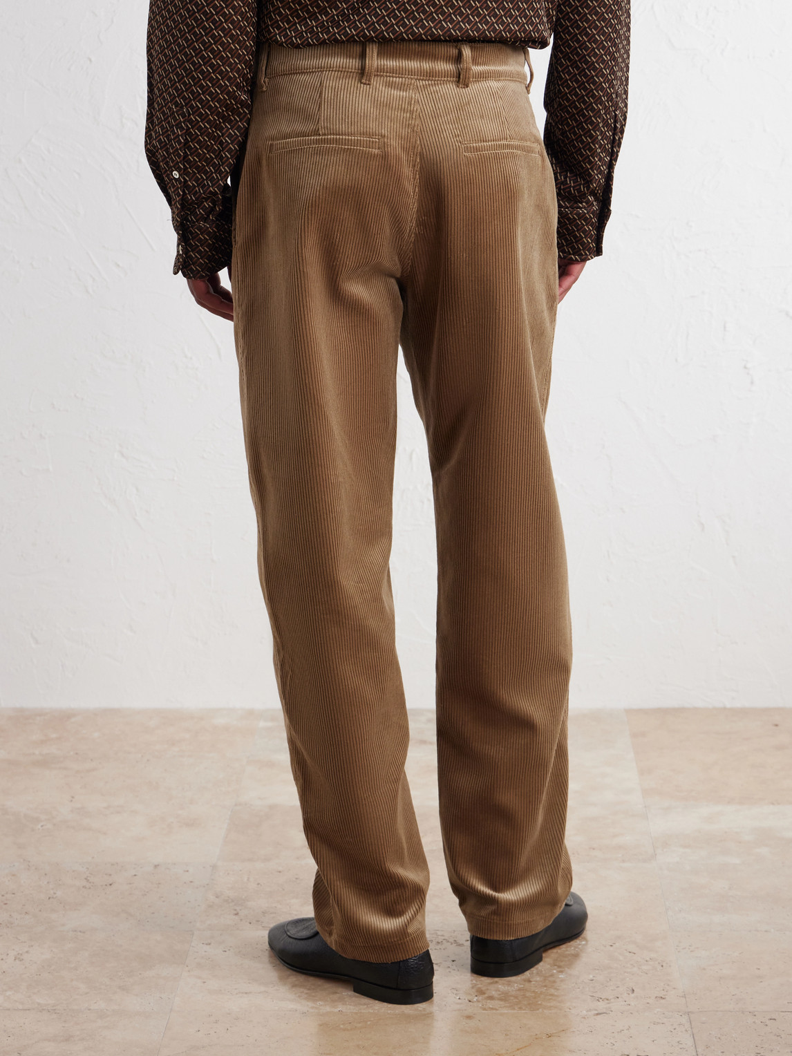 Straight-Leg Cotton- Corduroy