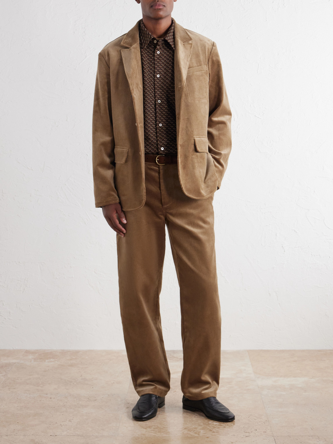 Straight-Leg Cotton- Corduroy