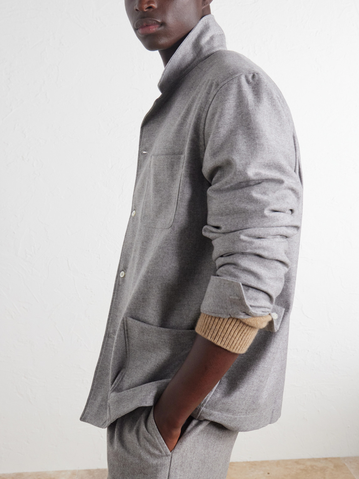 Virgin Wool Overshirt