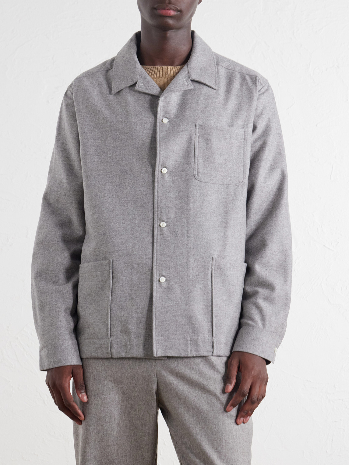 Virgin Wool Overshirt