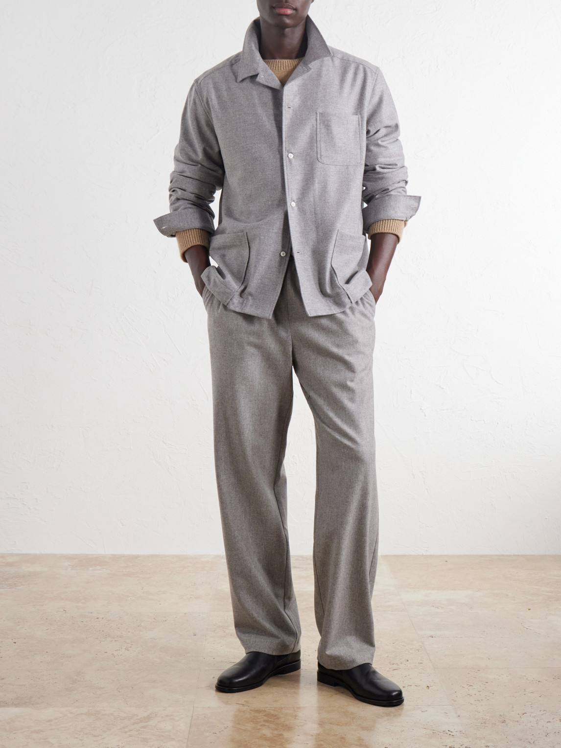 Virgin Wool Overshirt