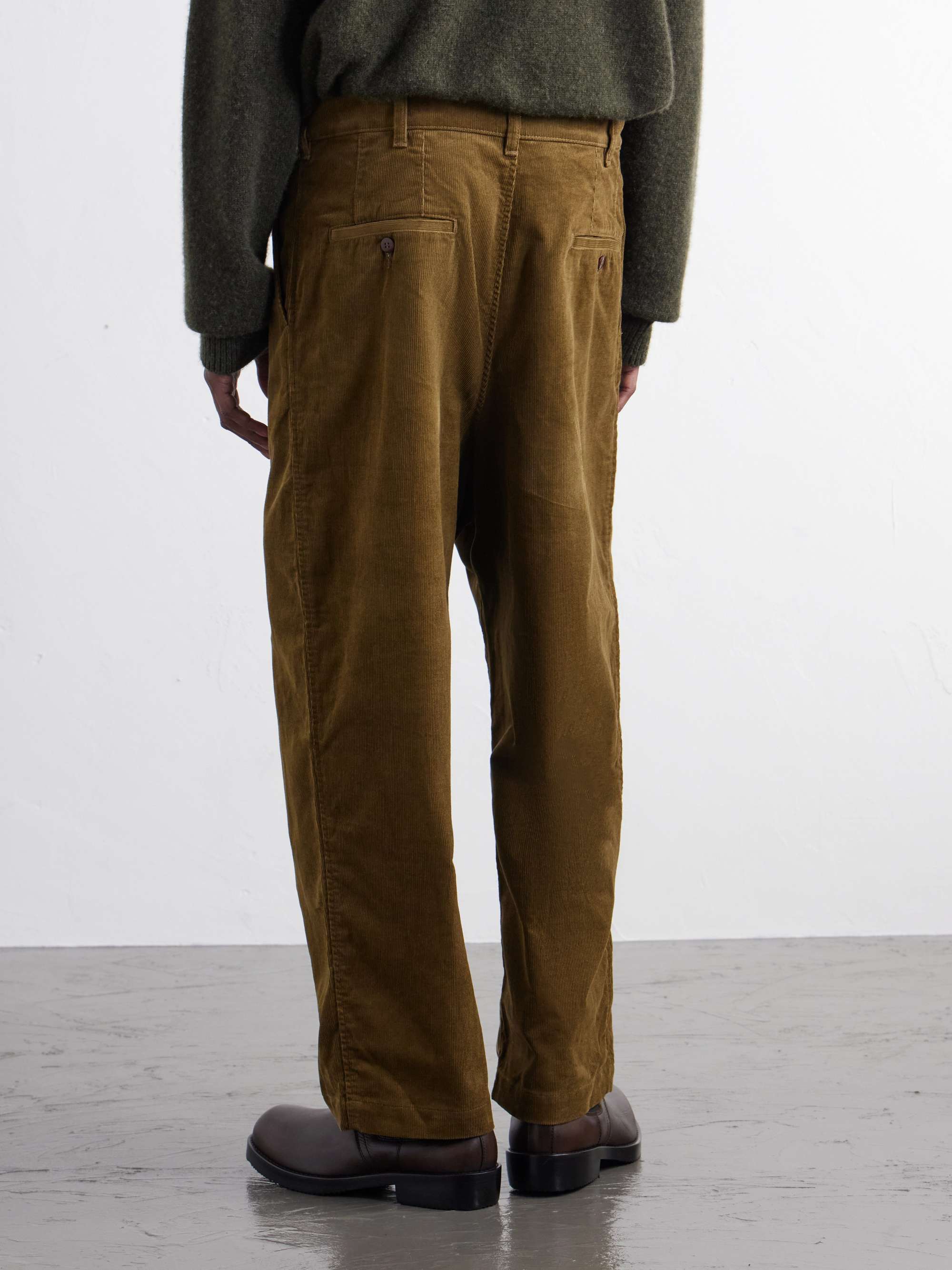 JUNYA WATANABE Wide-Leg Pleated Garment-Washed Cotton-Blend