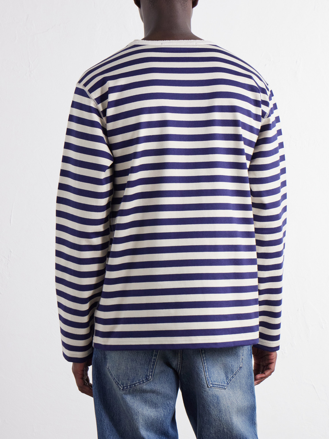 Striped Cotton-Jersey T-Shirt
