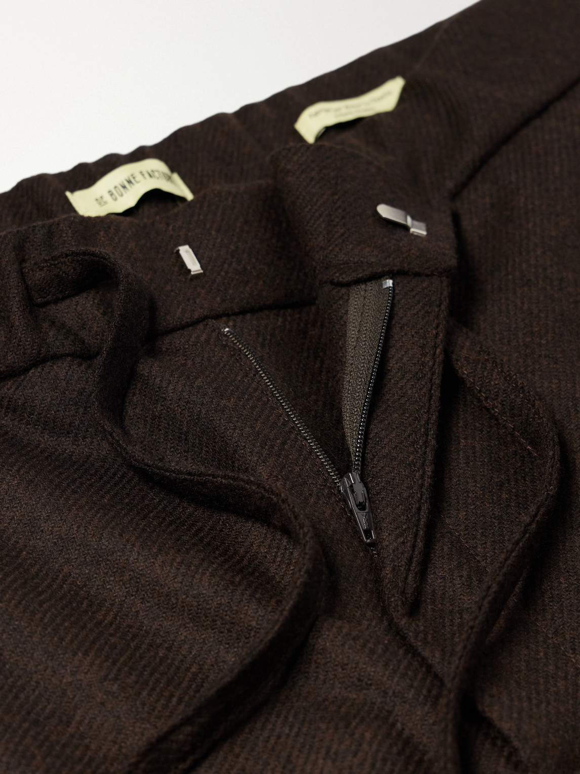 Lounge Straight-Leg Wool Drawstring Trousers
