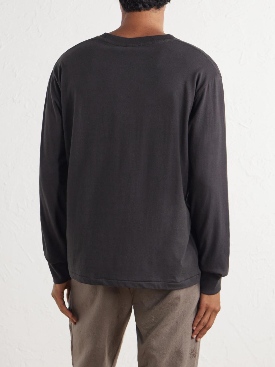 Paisley Embroidered Cotton-Jersey T-Shirt