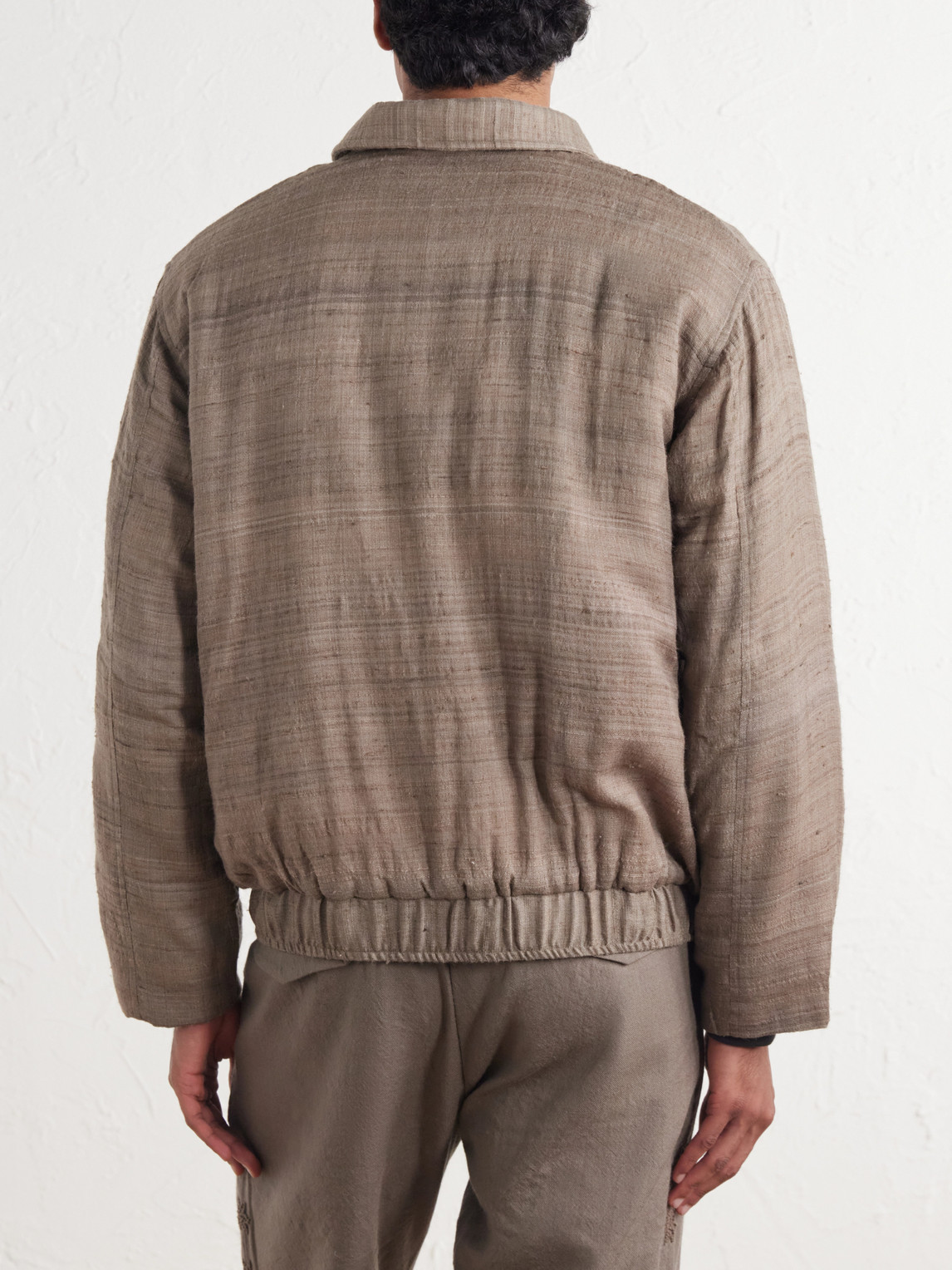 Moni Padded Wool And Silk-Blend Blouson Jacket
