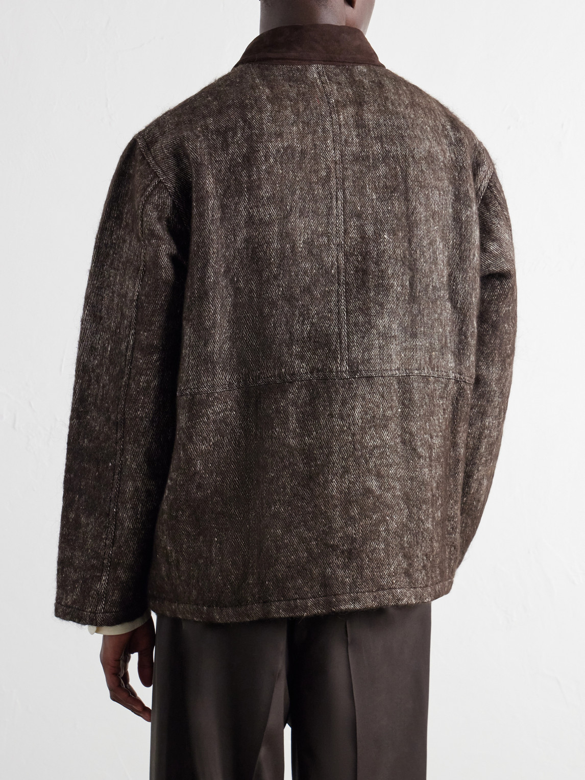 Yak And Silk-Blend Twill Jacket
