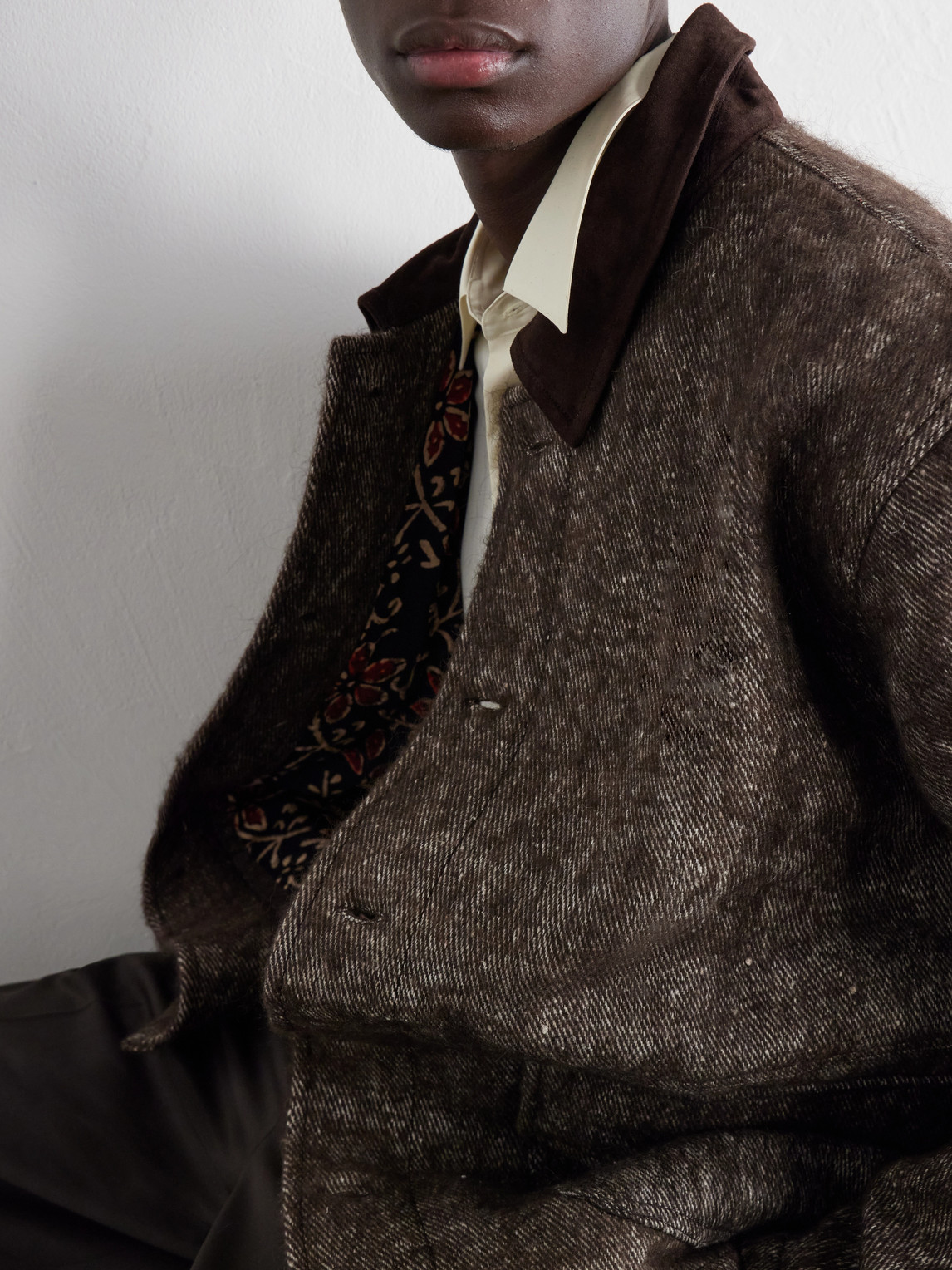Yak And Silk-Blend Twill Jacket