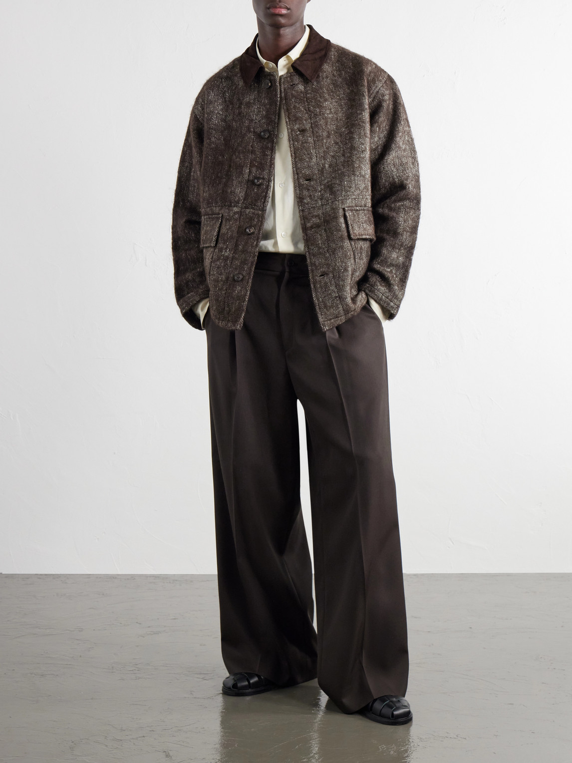 Yak And Silk-Blend Twill Jacket