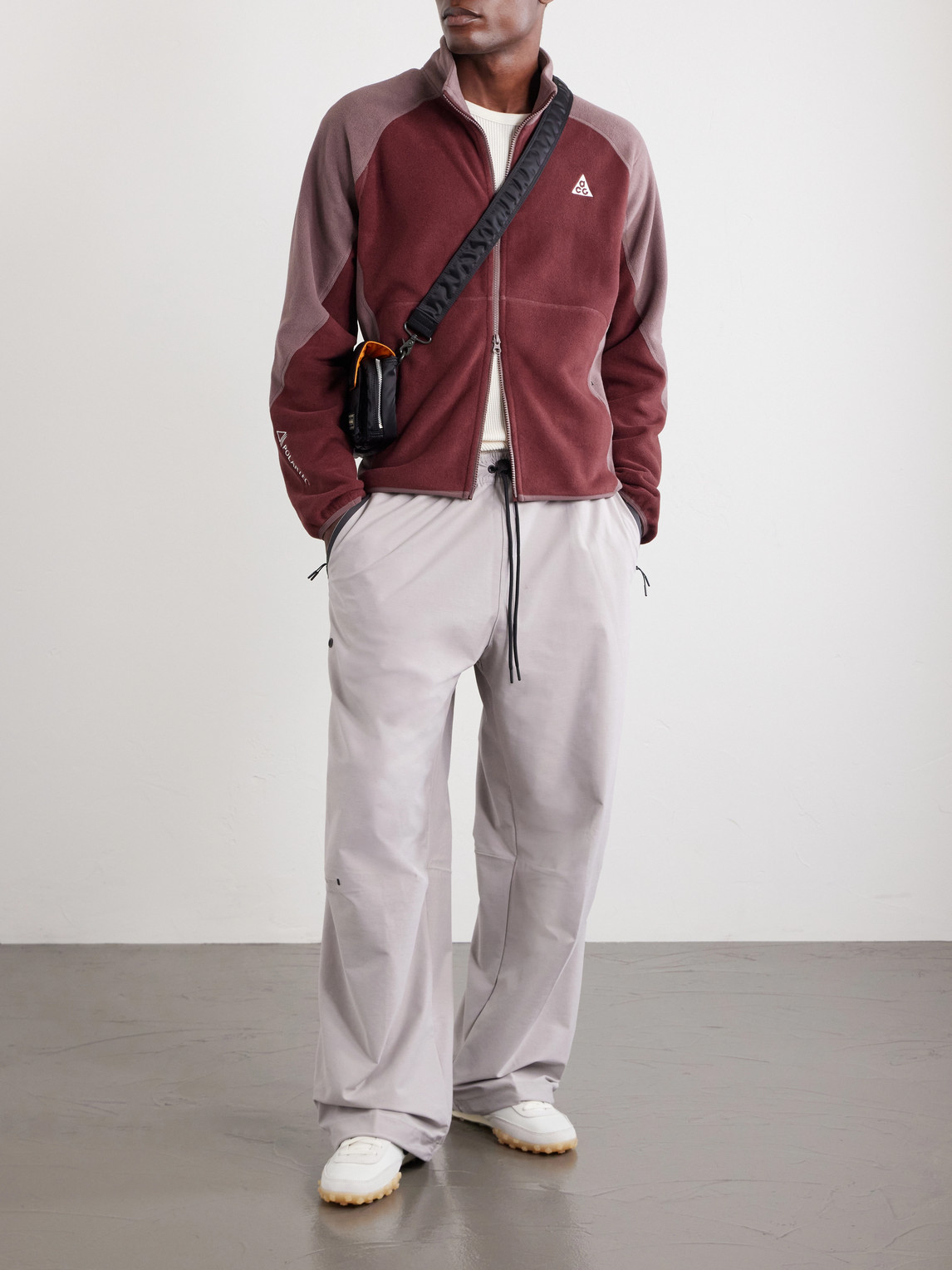 ACG Wolf Tree Logo-Embroidered Fleece Jacket — 2