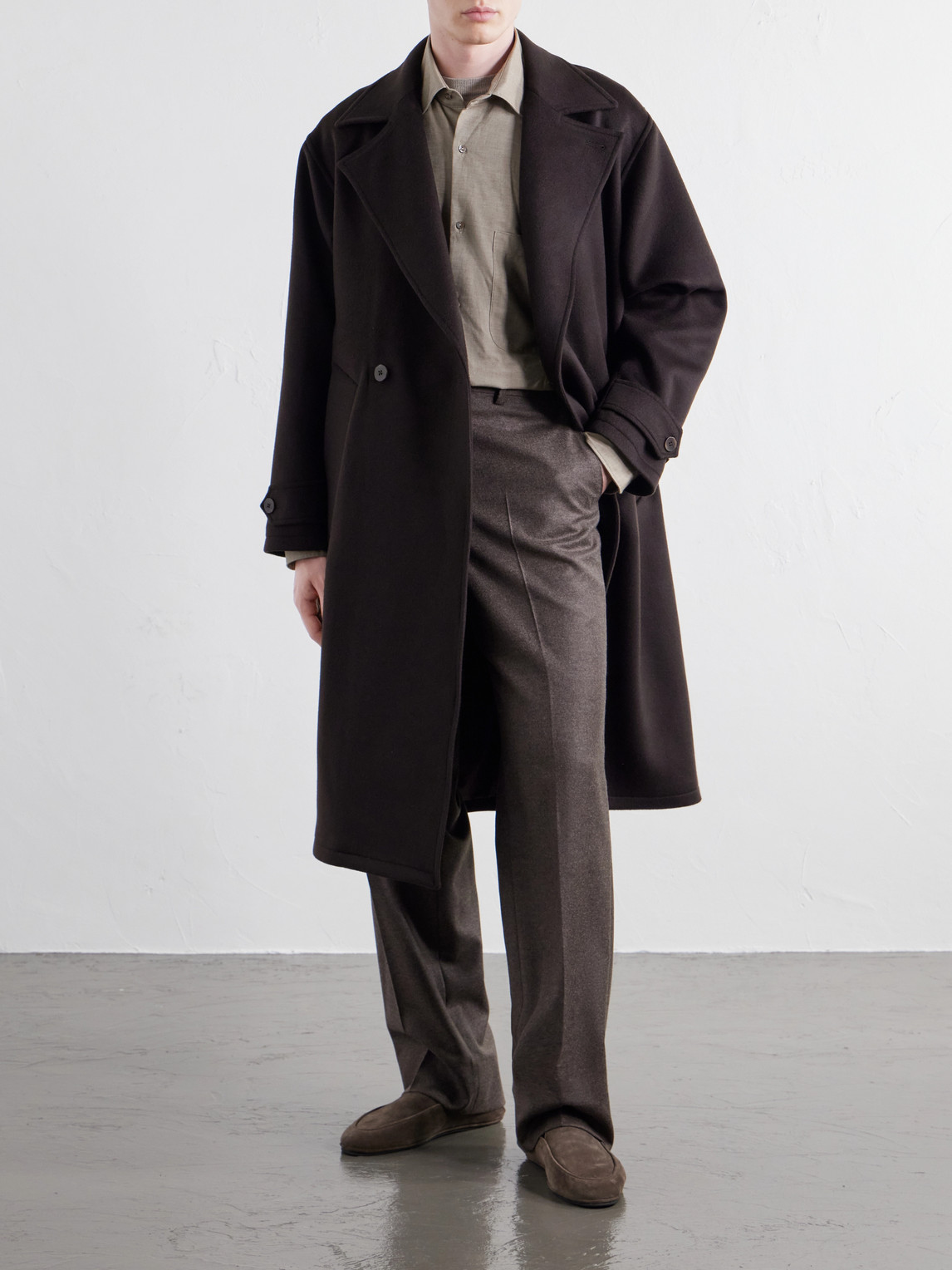 Stòffa - Brushed-Cashmere Coat