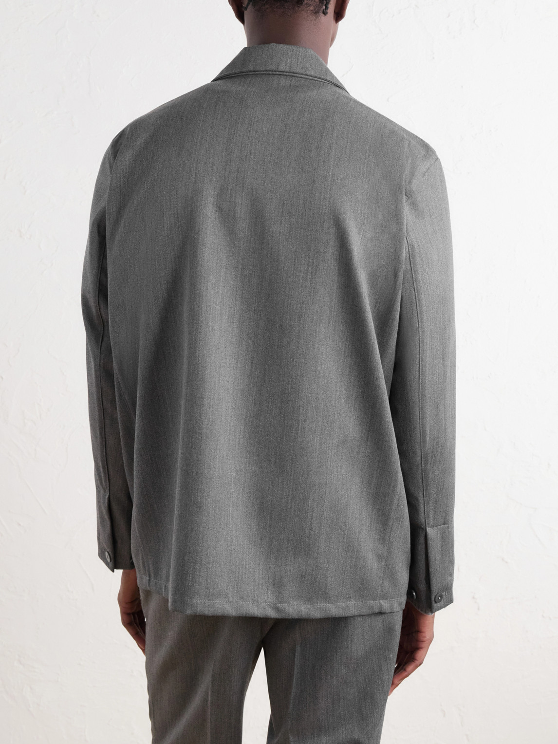 Stòffa - Double-Breasted Wool-Twill Suit Jacket