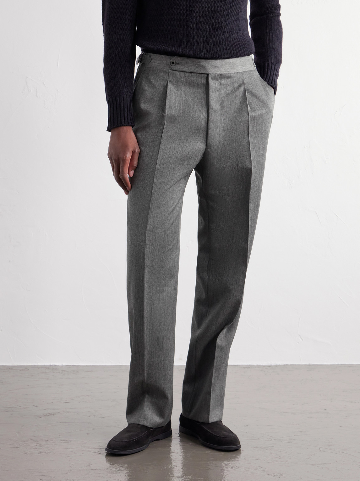 Stòffa - Straight-Leg Wool-Twill Trousers
