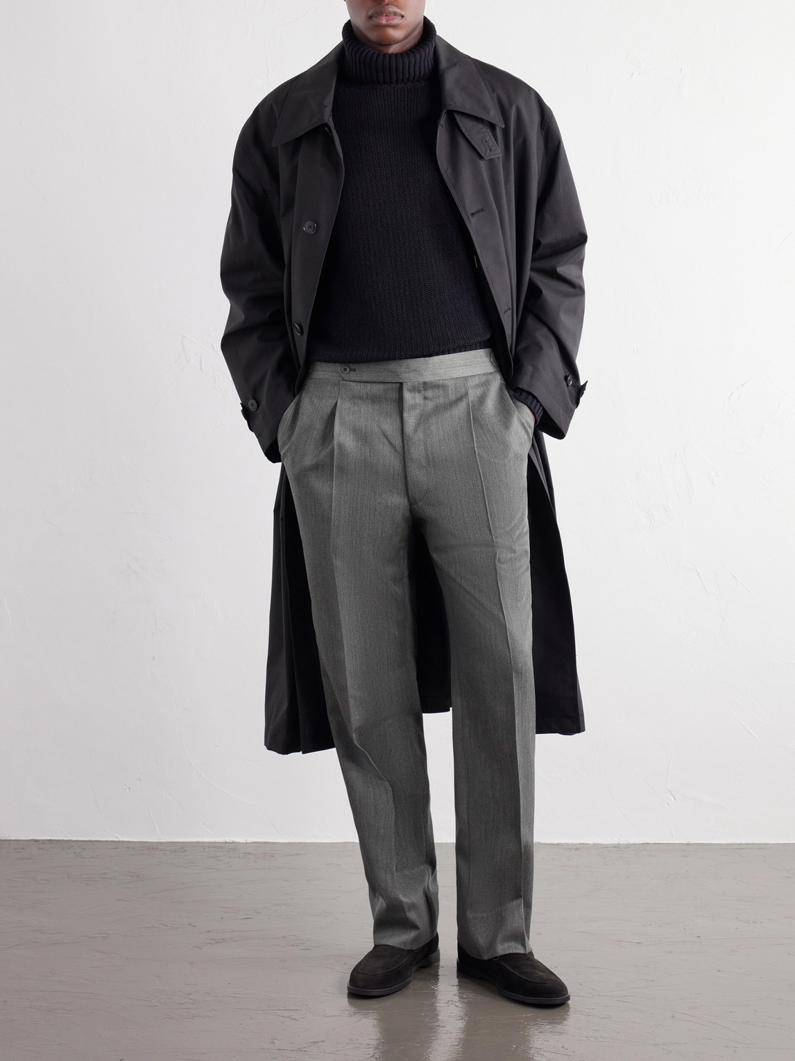 Stòffa - Straight-Leg Wool-Twill Trousers