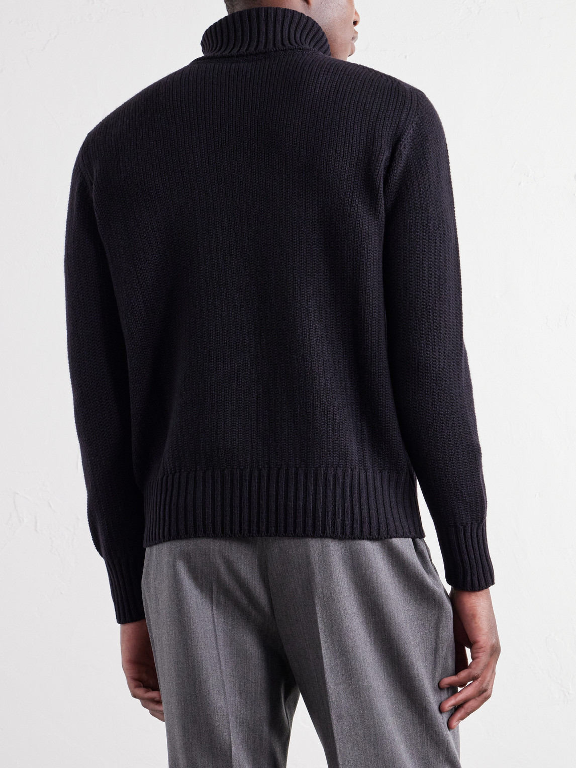 Stòffa - Ribbed Cashmere Rollneck Sweater
