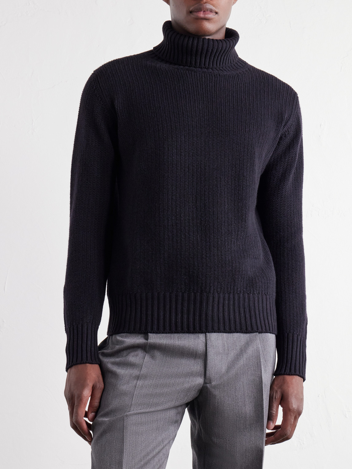 Stòffa - Ribbed Cashmere Rollneck Sweater