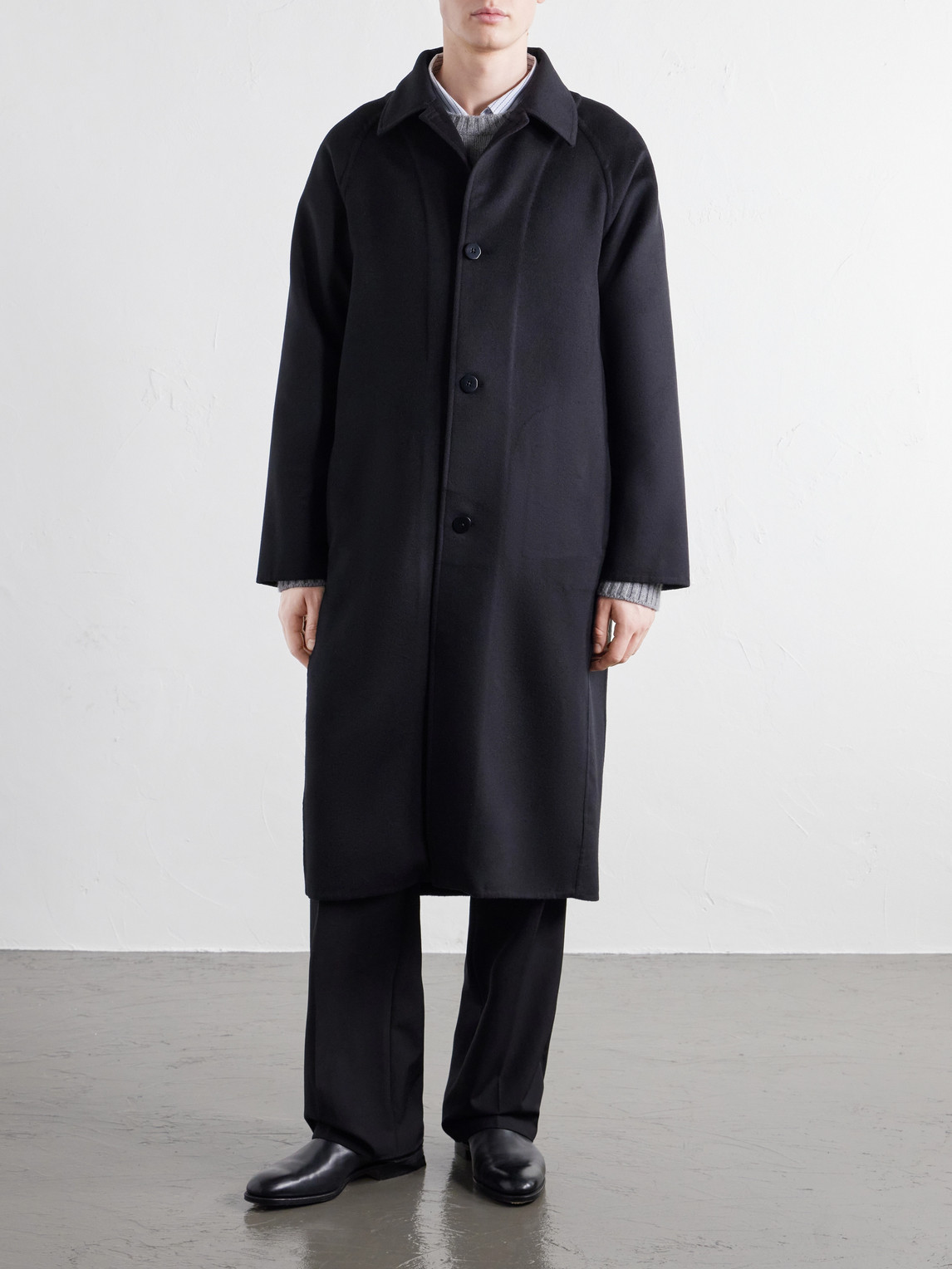 Stòffa - Brushed Wool-Twill Coat