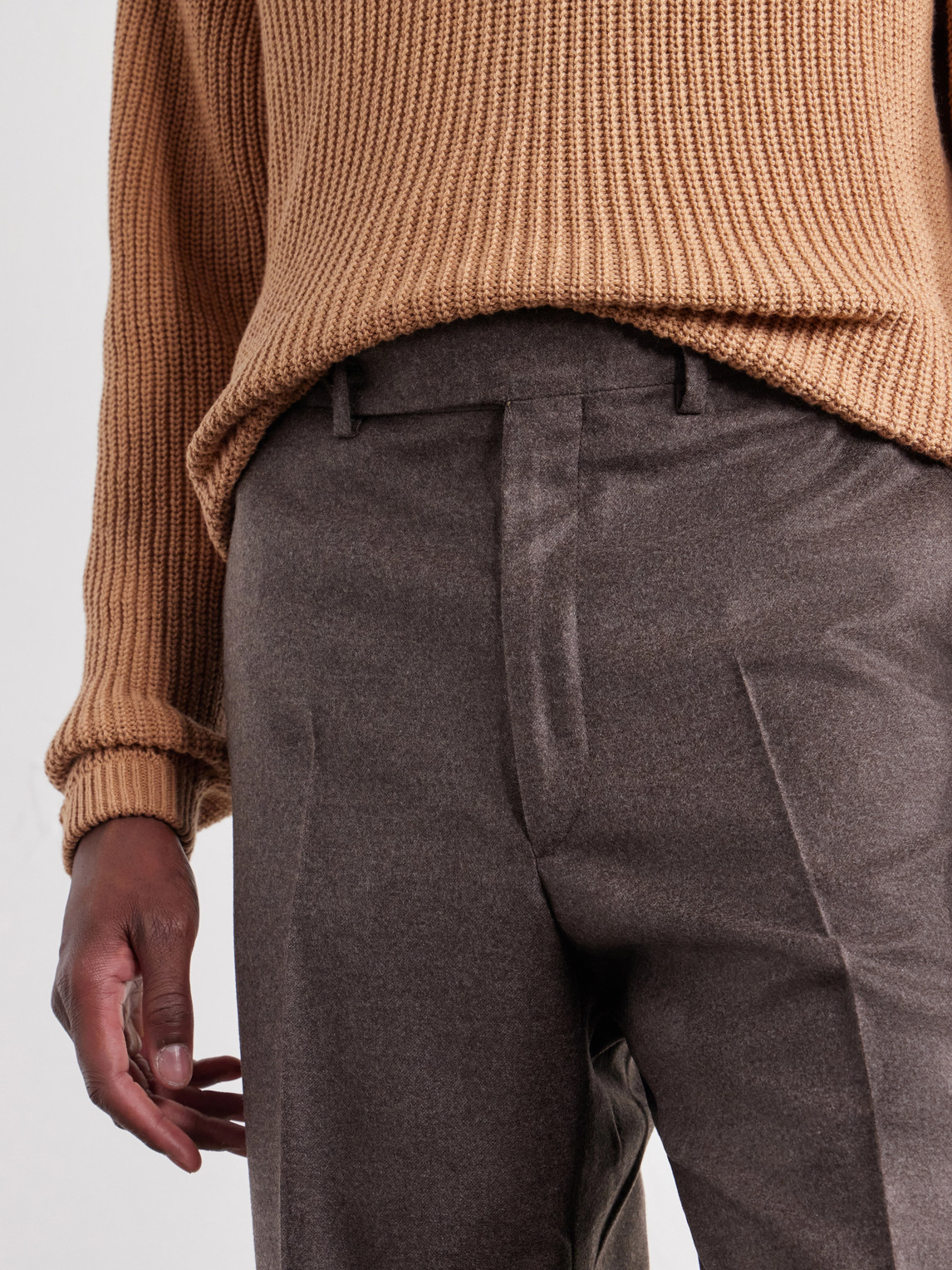 Stòffa - Straight-Leg Wool And Cashmere-Blend Flannel Trousers