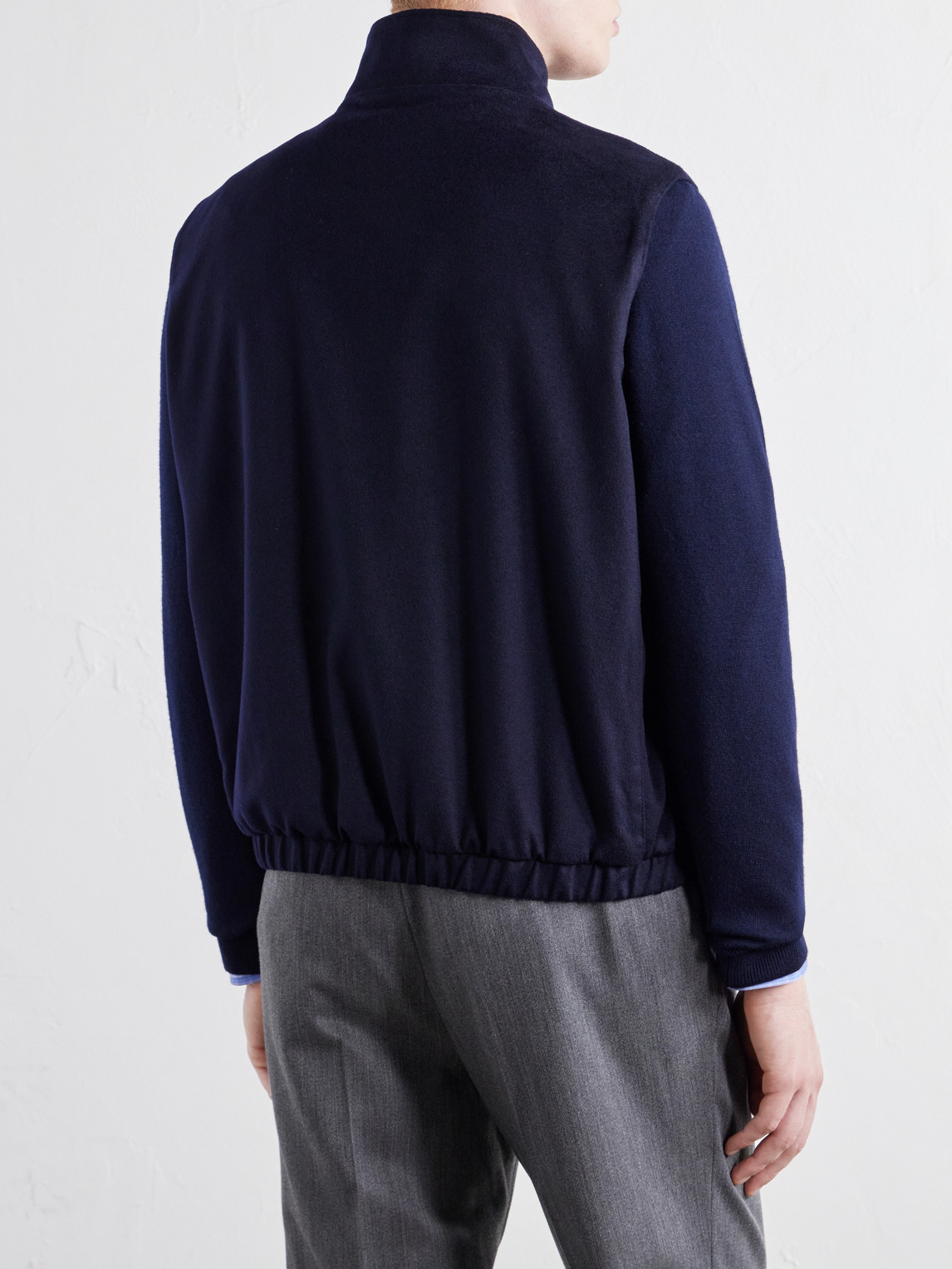 Stòffa - Reversible Brushed-Cashmere Gilet