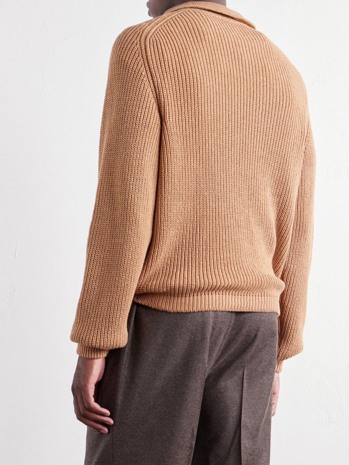 Stòffa - Ribbed Foxfibre® Cotton Sweater