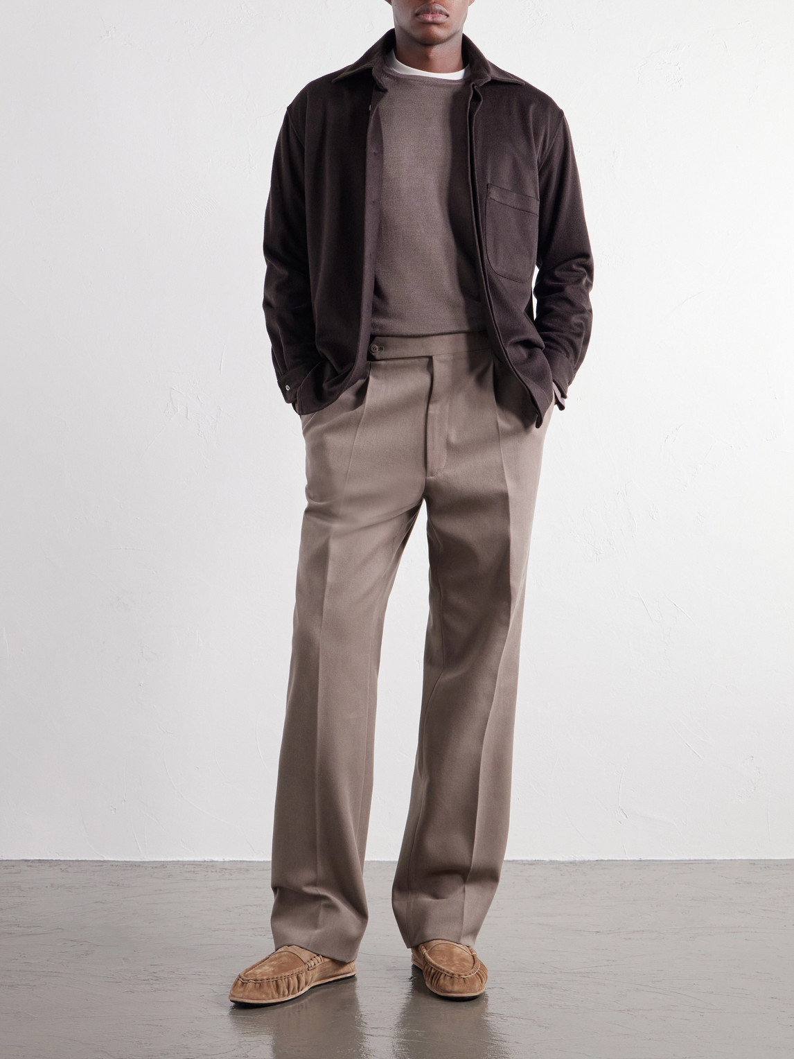 Stòffa - Wool And Silk-Blend T-Shirt
