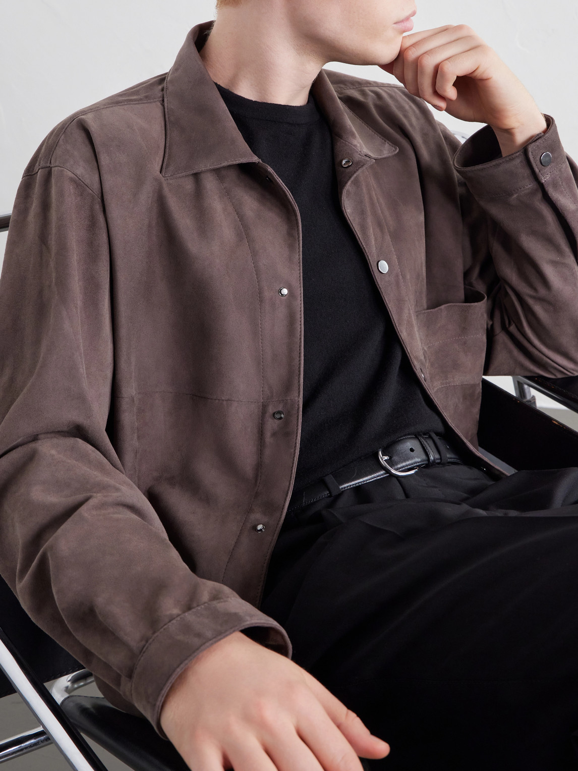Stòffa - Wave Suede Jacket