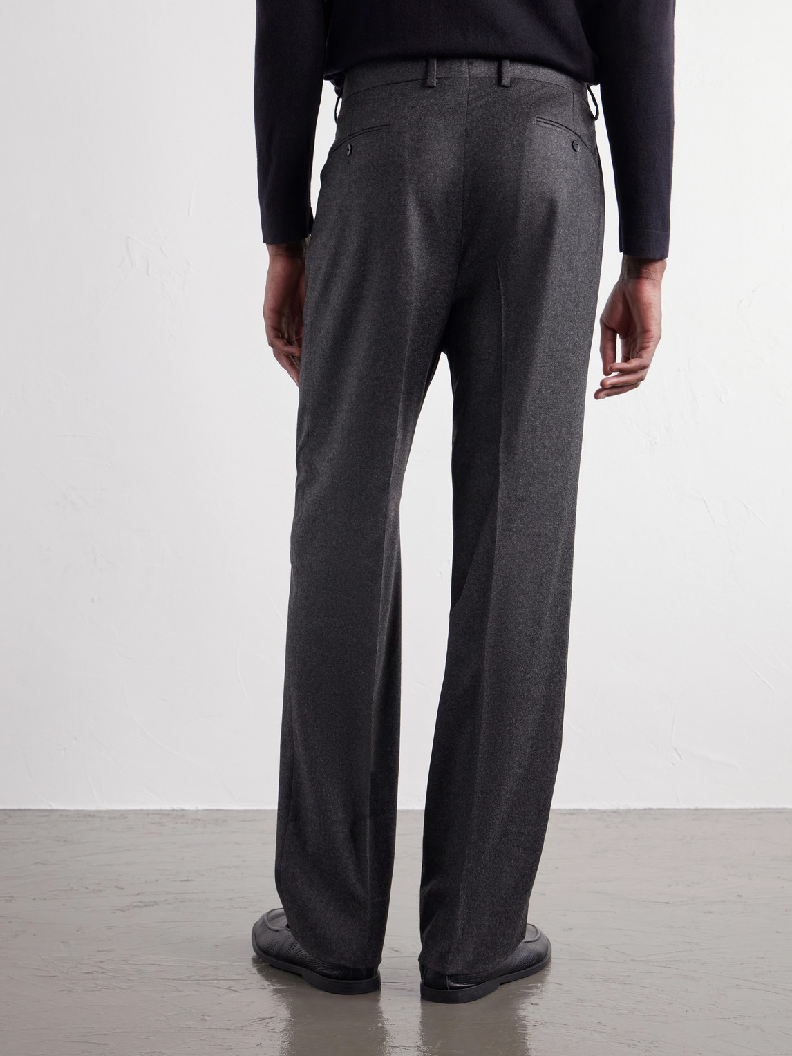 Stòffa - Straight-Leg Wool And Cashmere-Blend Flannel Trousers