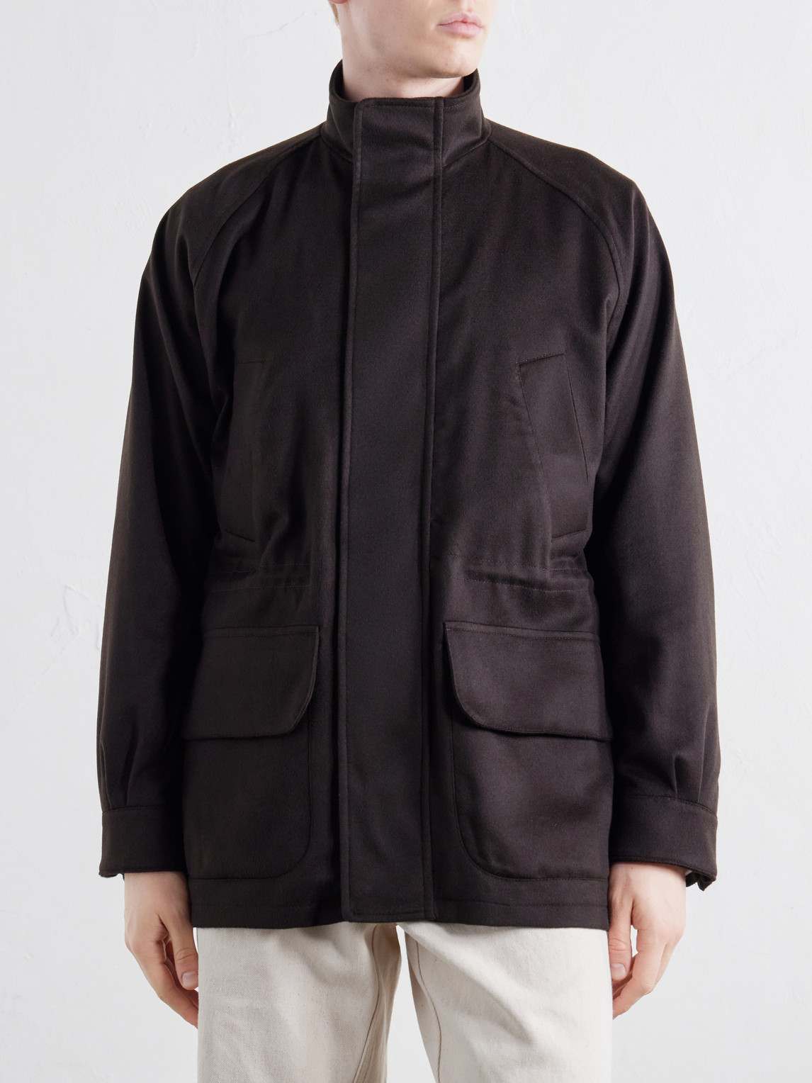 Stòffa - Traveler Brushed Cashmere-Twill Jacket