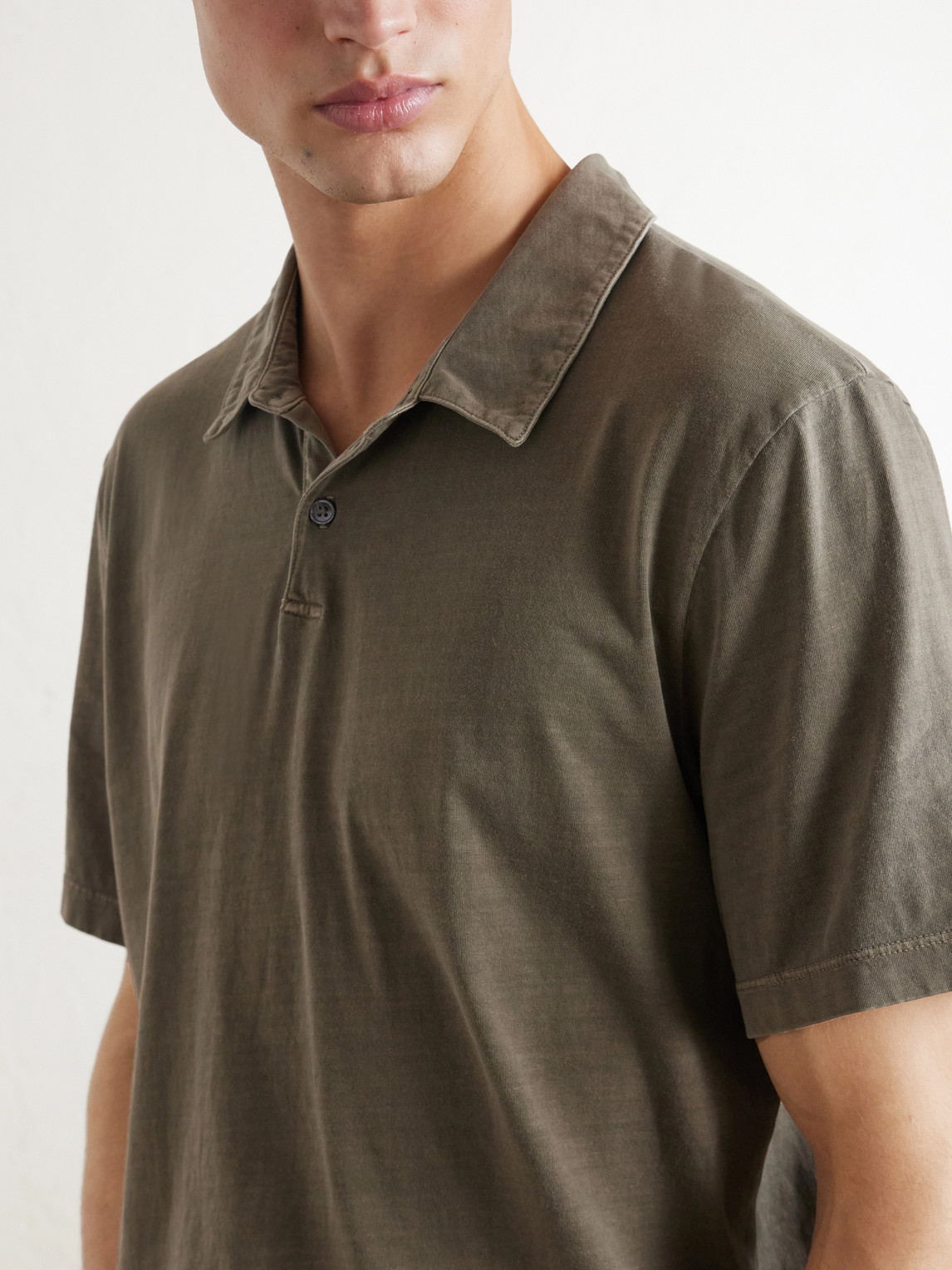 Supima Cotton-Jersey Polo Shirt