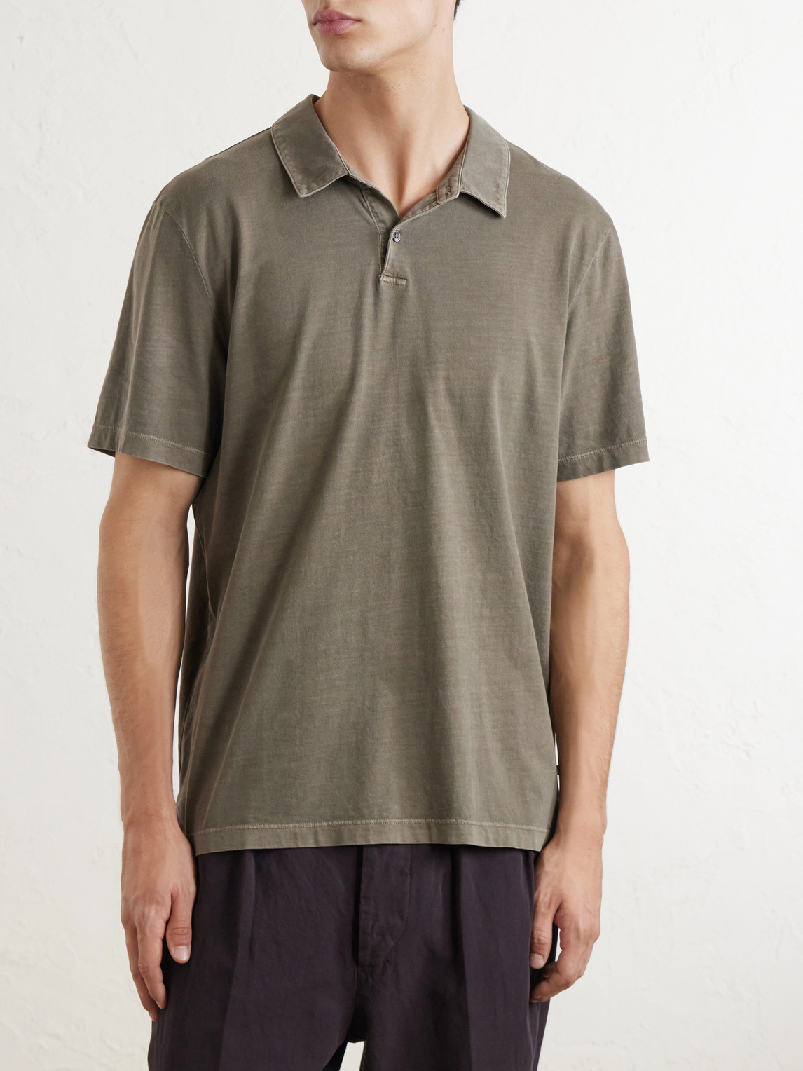 Supima Cotton-Jersey Polo Shirt