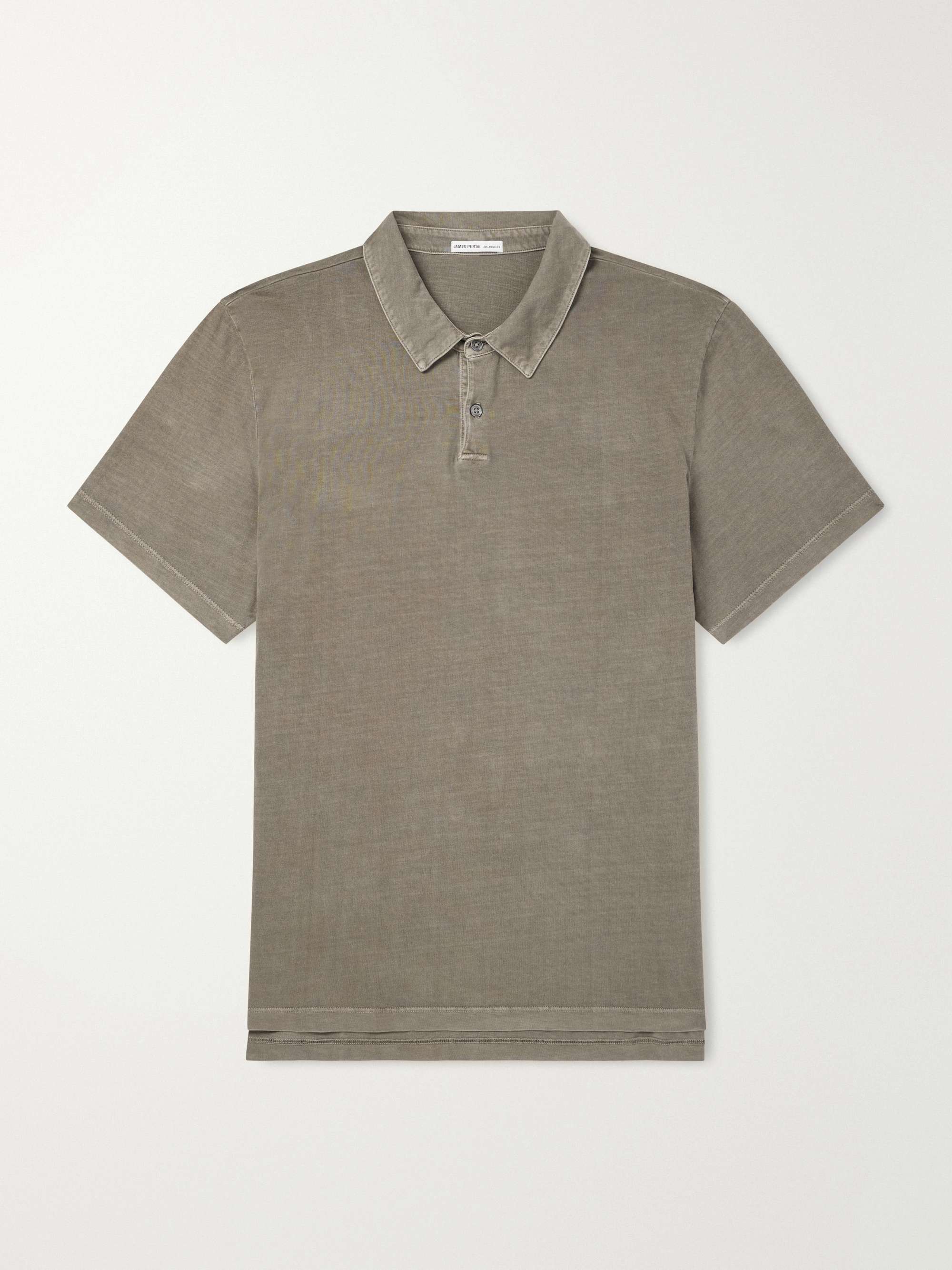 JAMES PERSE Supima Cotton-Jersey Polo Shirt