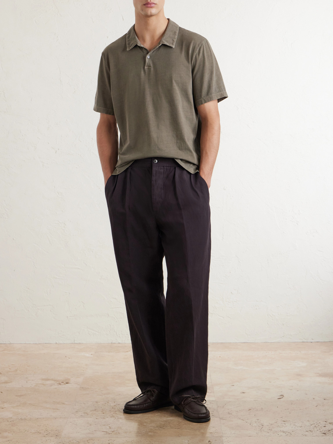 Supima Cotton-Jersey Polo Shirt