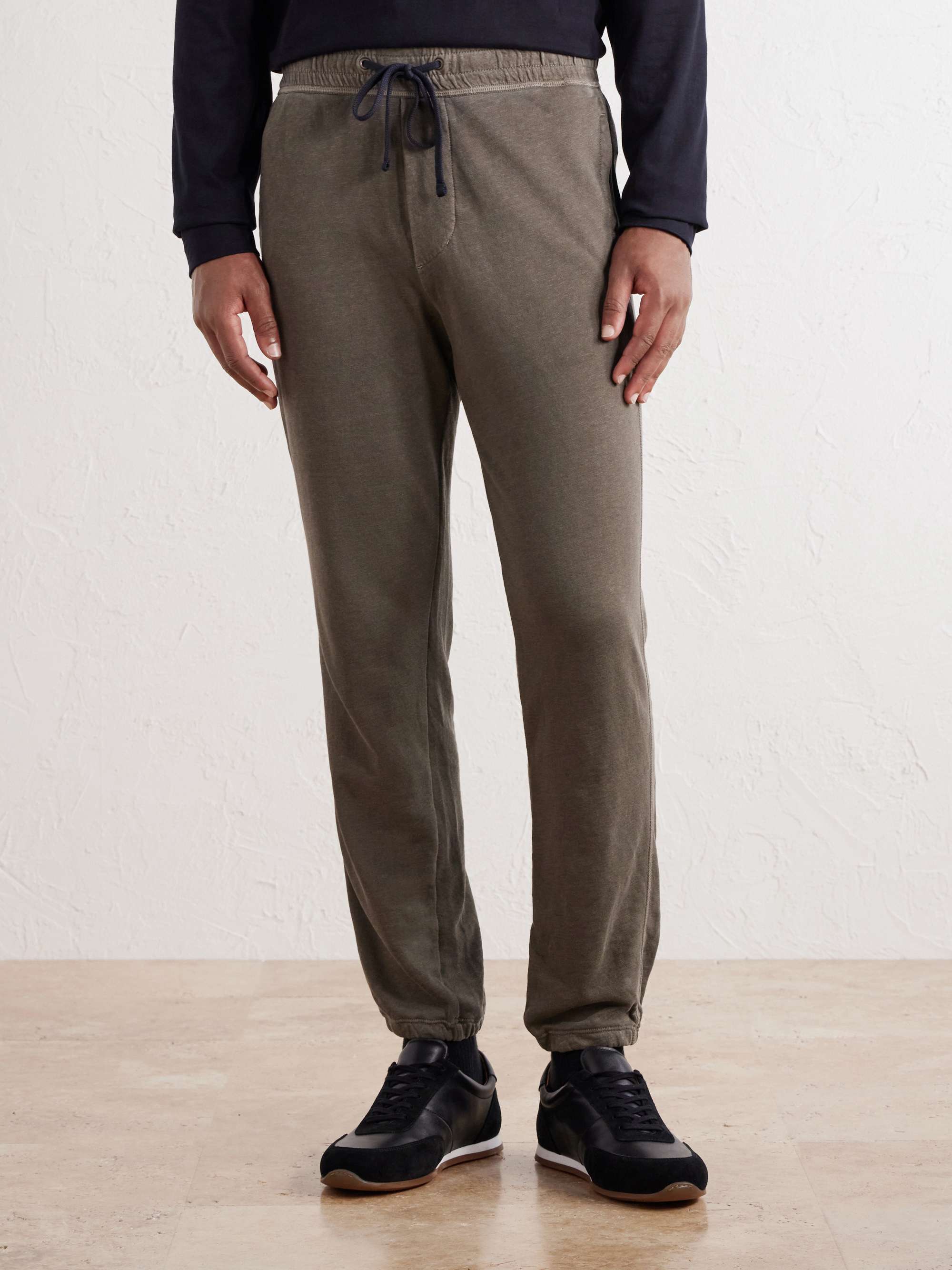 JAMES PERSE Tapered Supima Cotton-Jersey Sweatpants