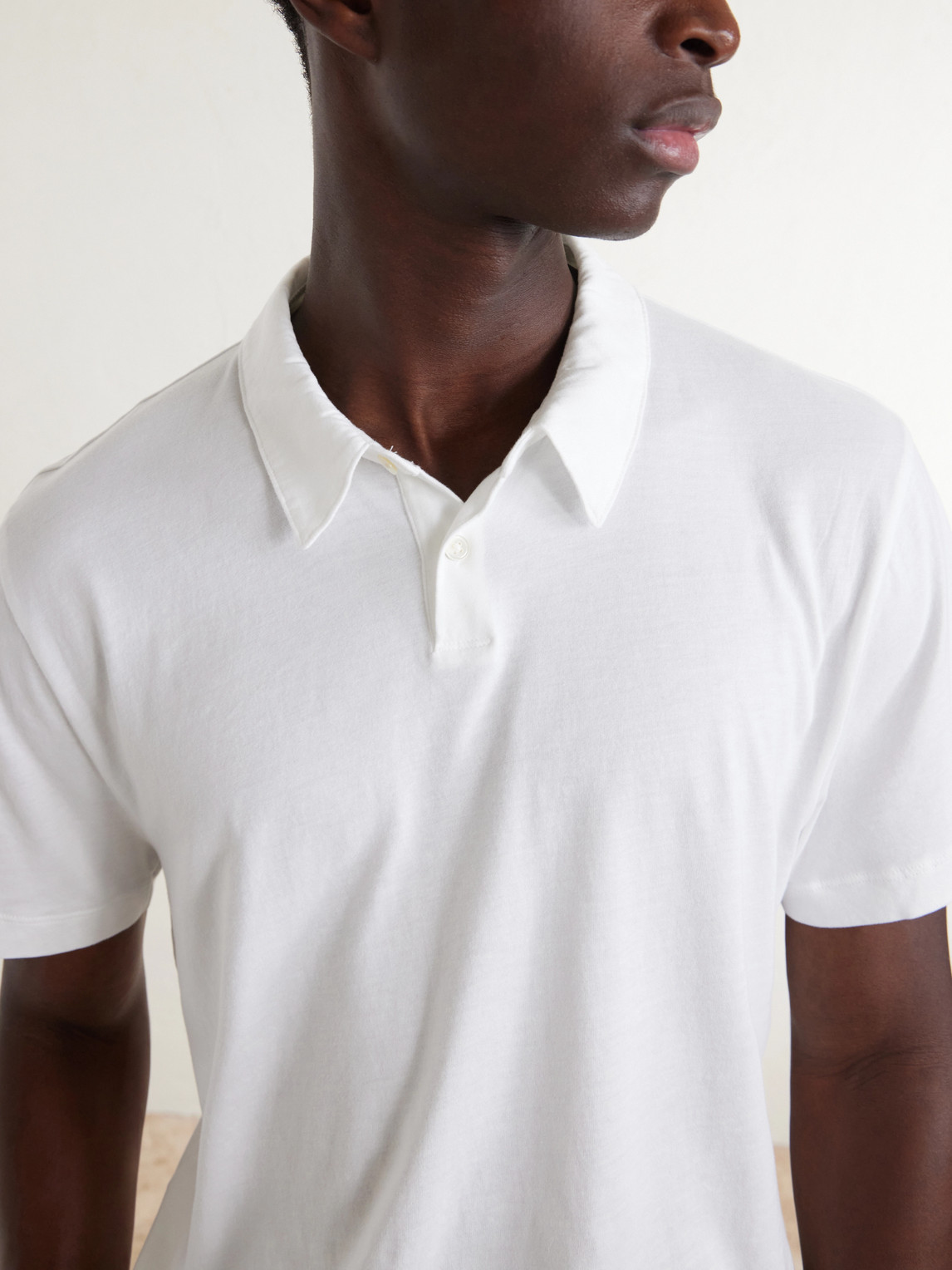 Lotus Cotton-Jersey Polo Shirt