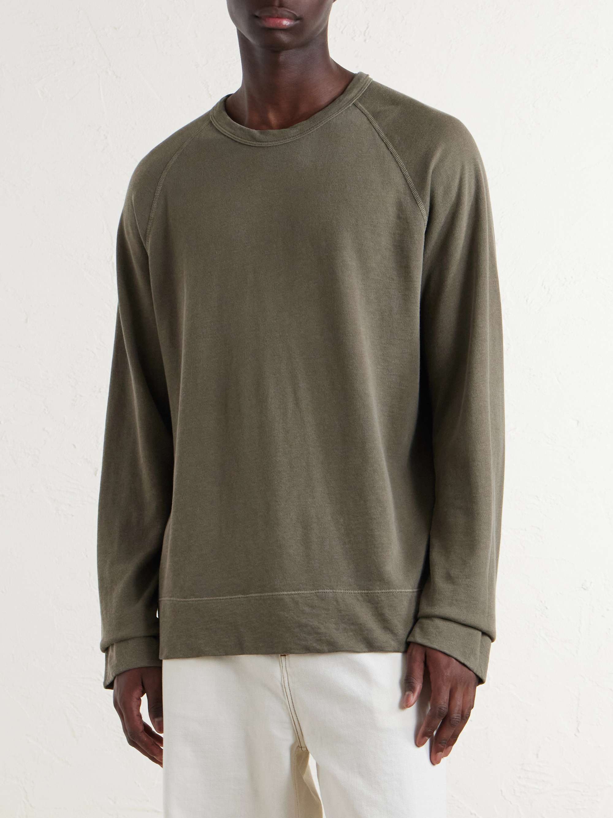 JAMES PERSE Supima Cotton-Jersey Sweatshirt