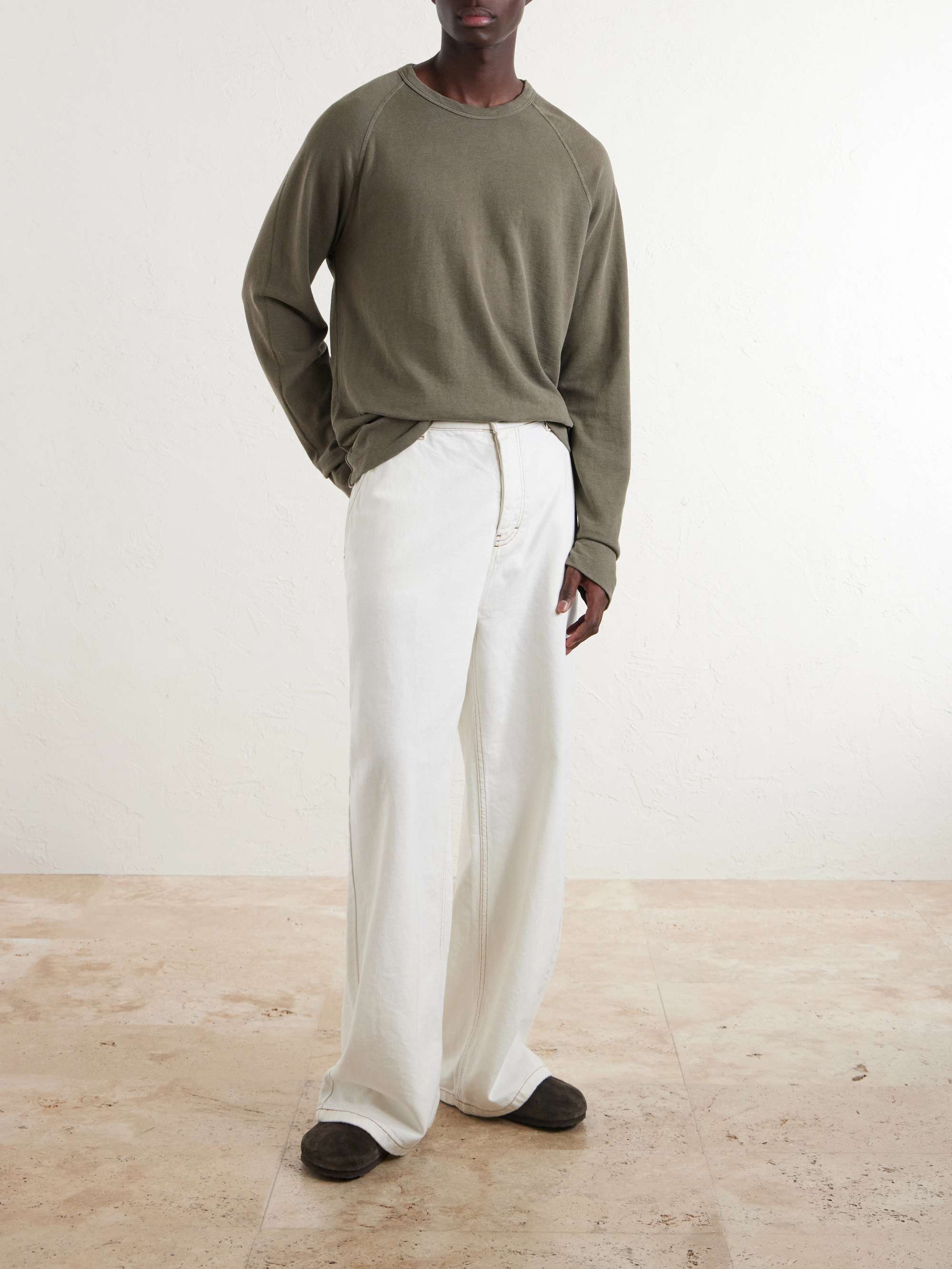 JAMES PERSE Supima Cotton-Jersey Sweatshirt
