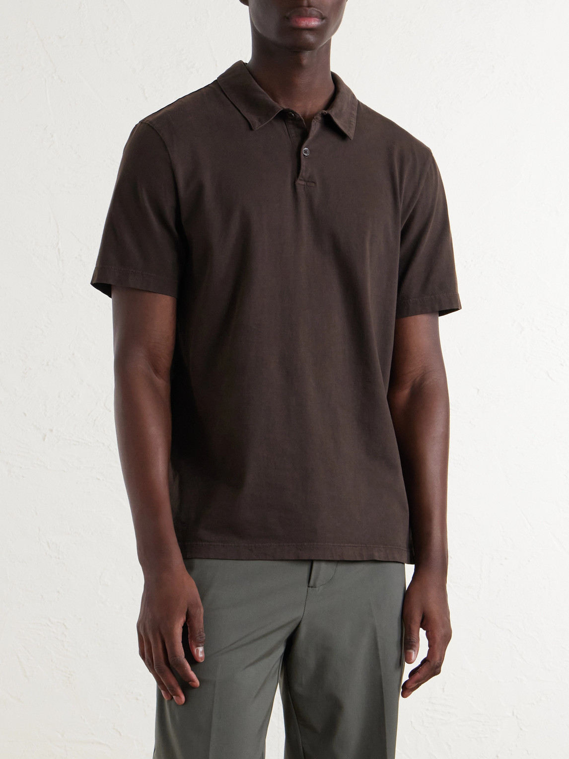 Supima Cotton-Jersey Polo Shirt