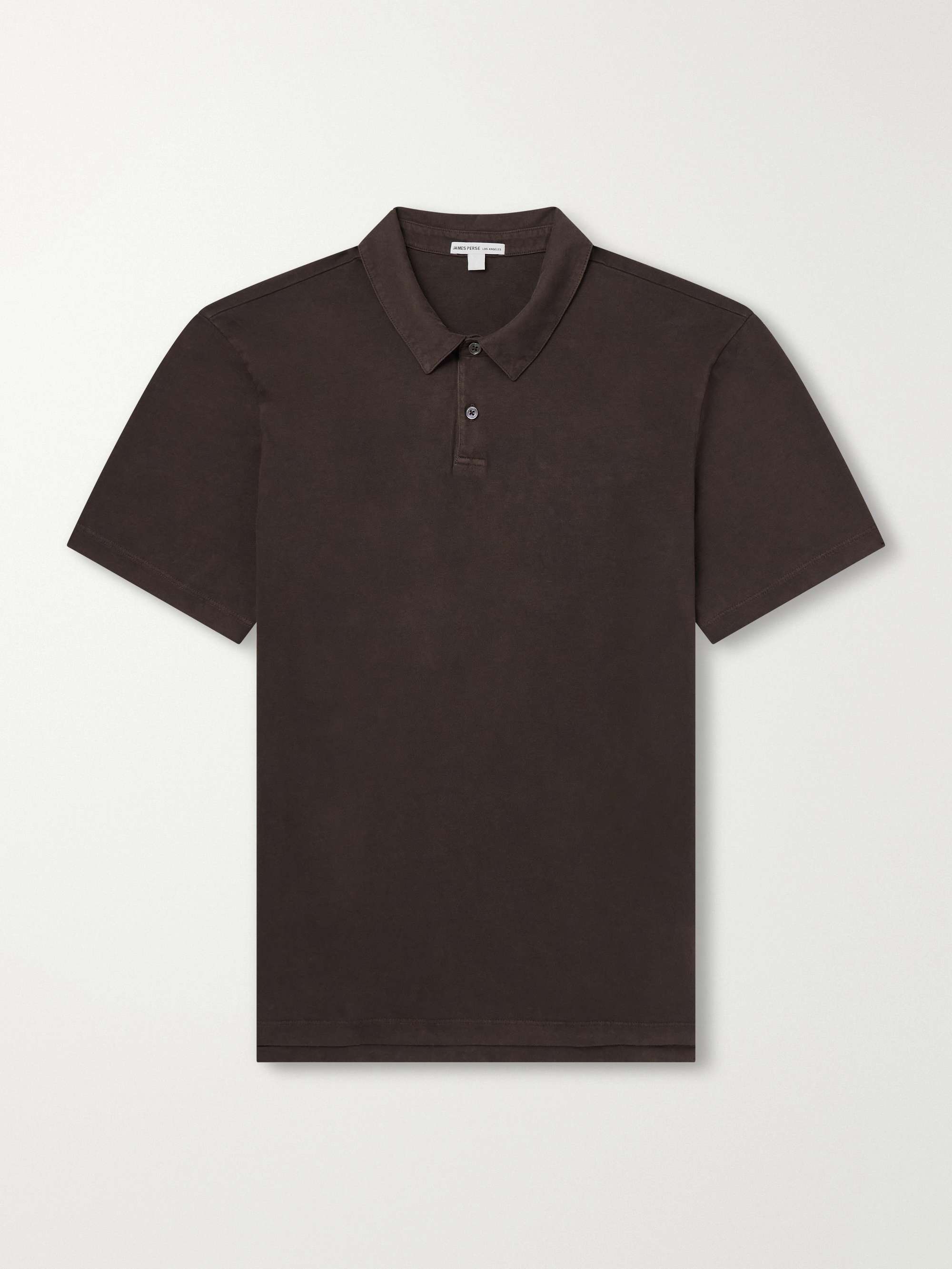 JAMES PERSE Supima Cotton-Jersey Polo Shirt