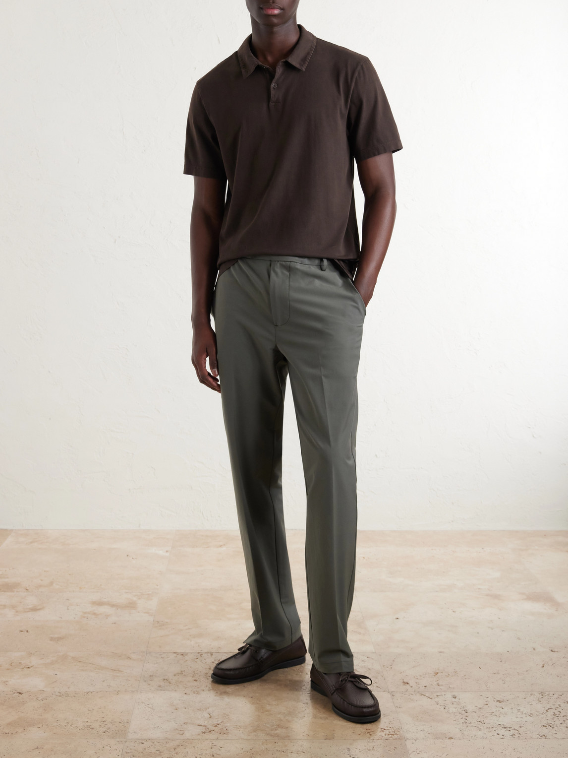 Supima Cotton-Jersey Polo Shirt