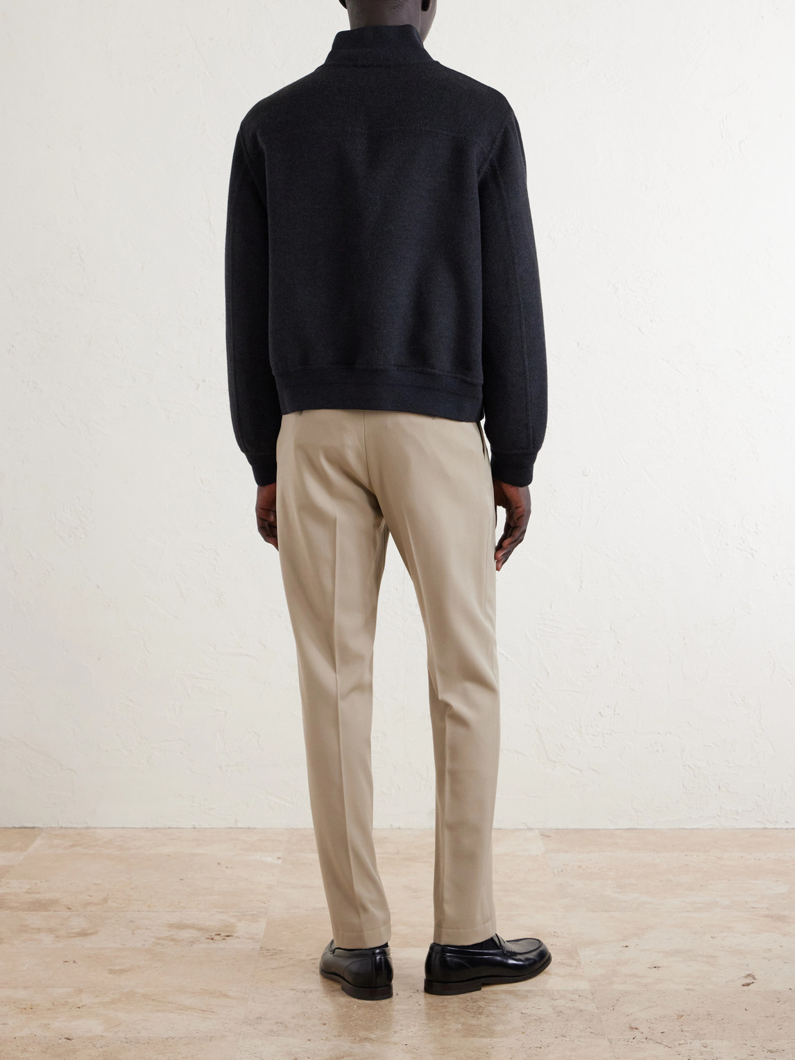 Cashmere And Wool-Blend Bomber Jacket