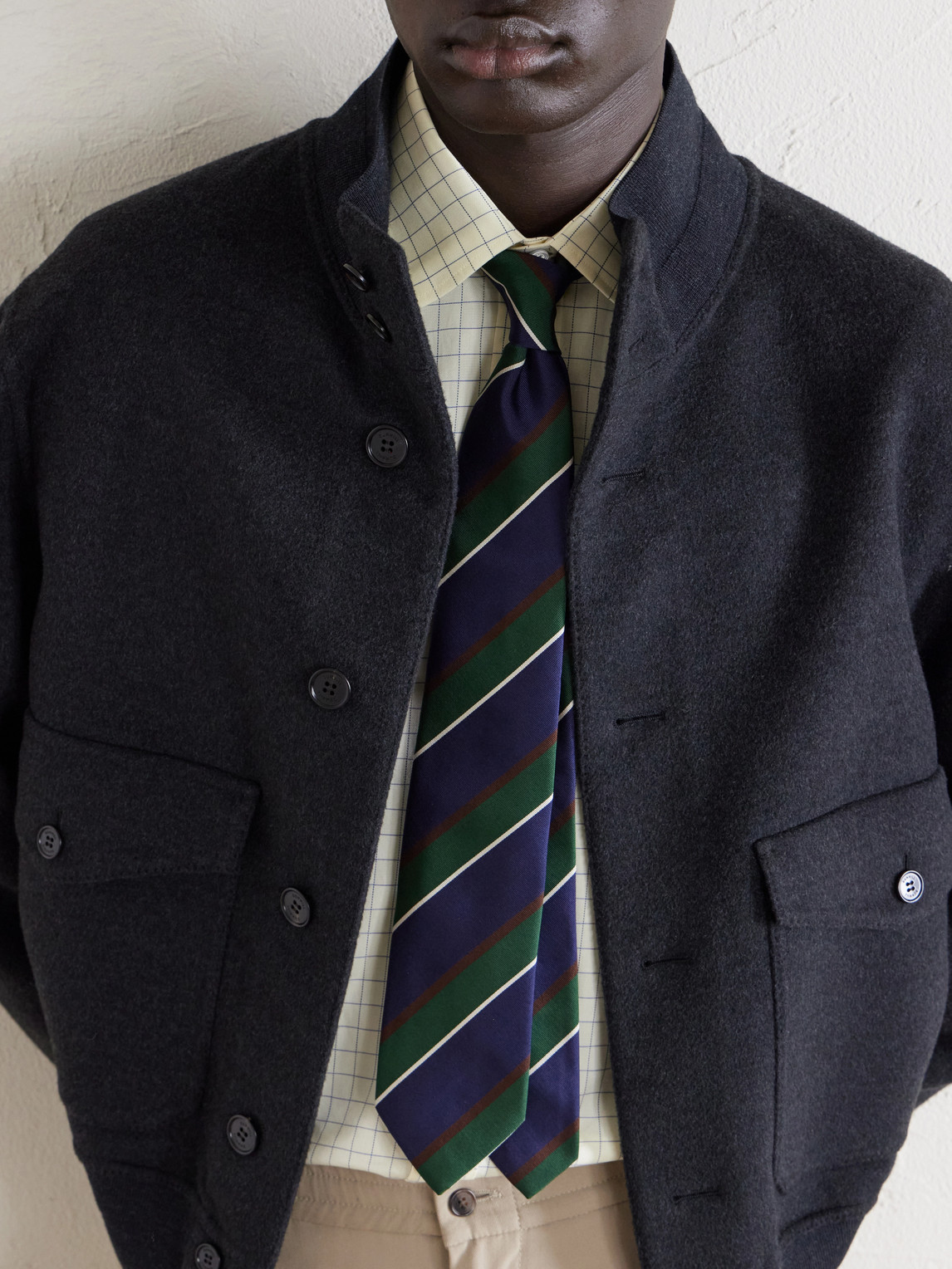 Cashmere And Wool-Blend Bomber Jacket