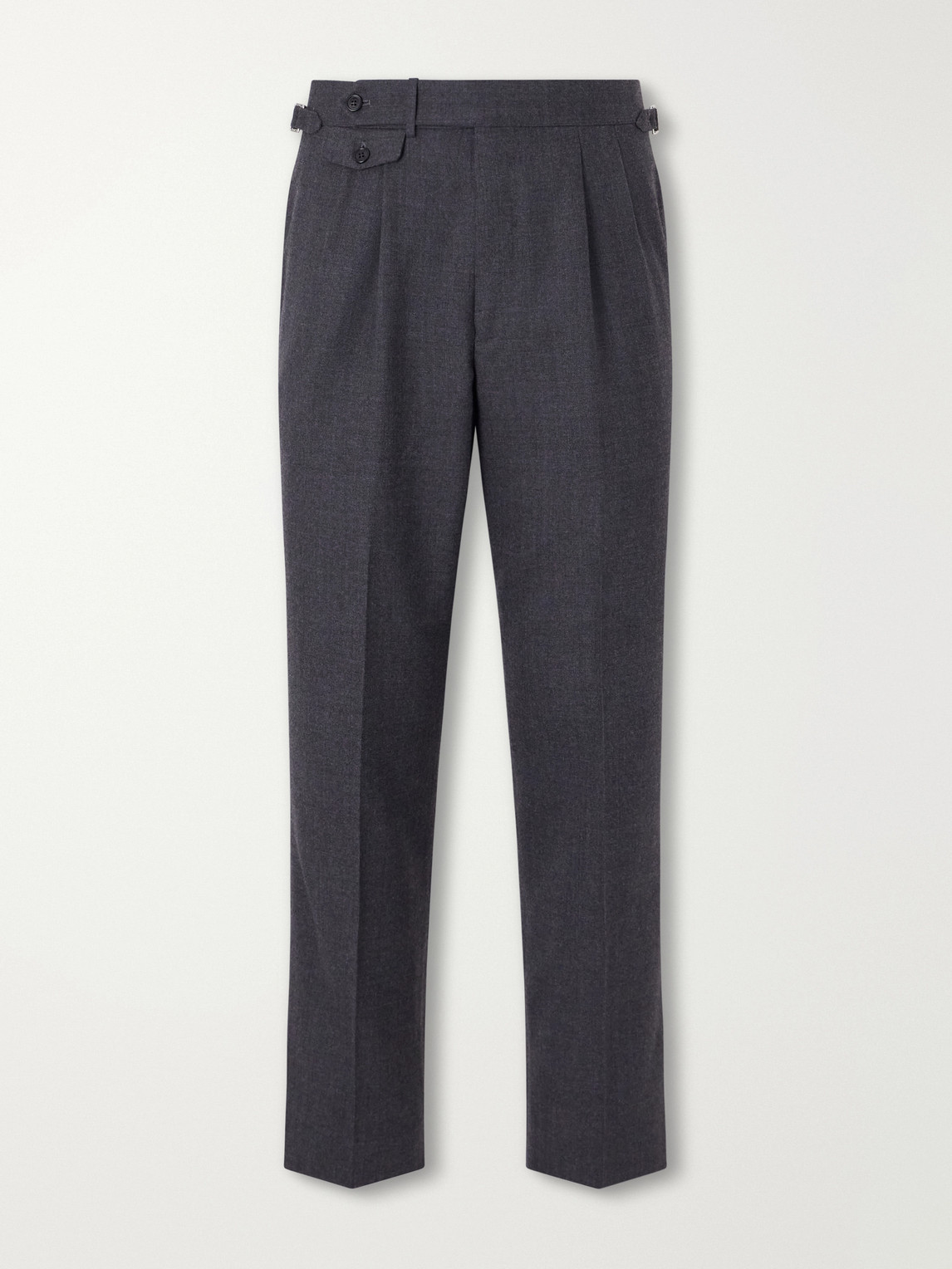 Straight-Leg Wool And Cashmere-Blend Suit Trousers