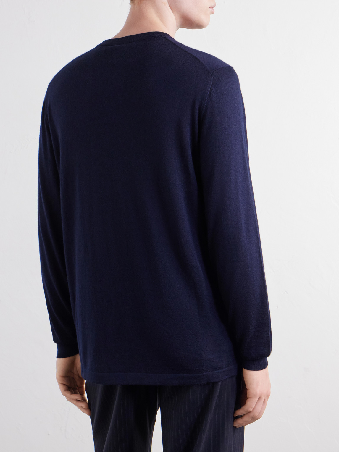 Cashmere And Silk-Blend Sweater