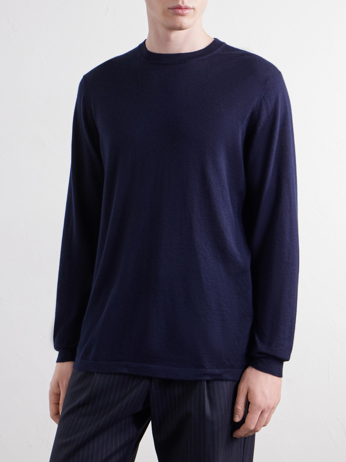 Cashmere And Silk-Blend Sweater