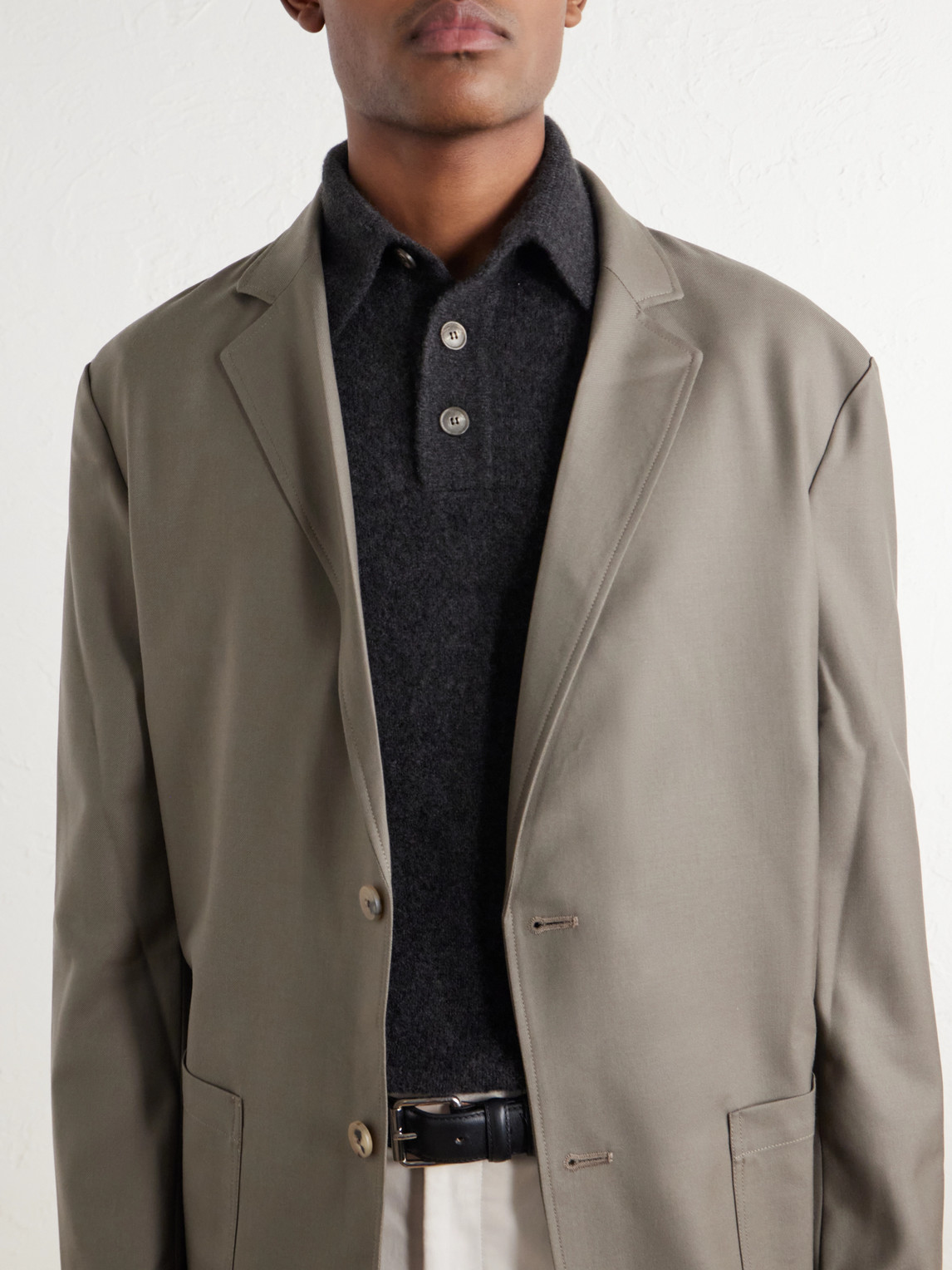 Cashmere And Silk-Blend Polo Shirt