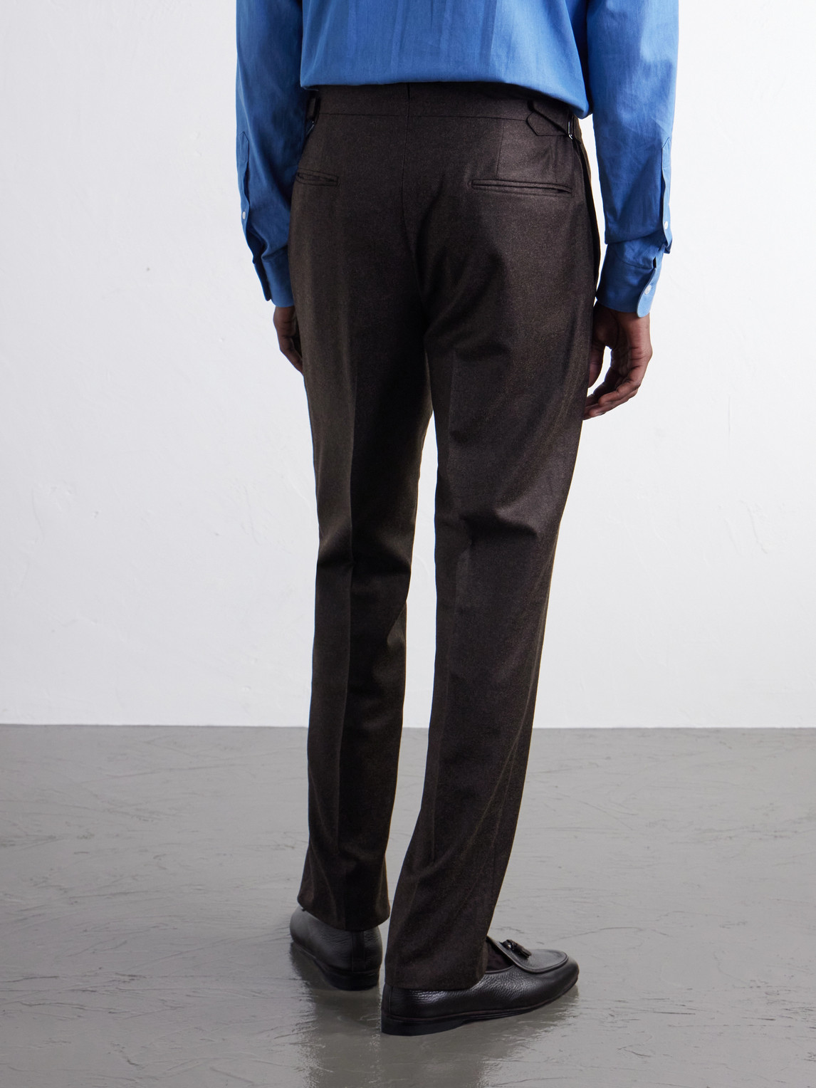 Tapered Wool And Cashmere-Blend Flannel Suit Trousers