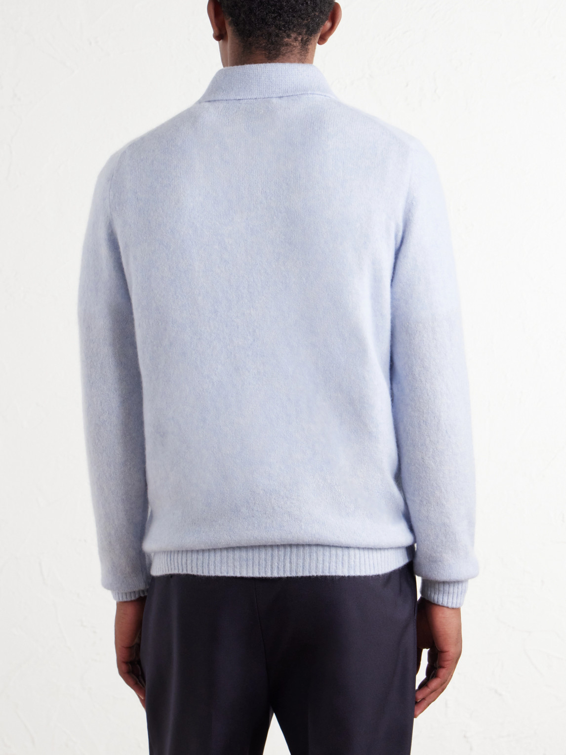 Cashmere And Silk-Blend Polo Shirt