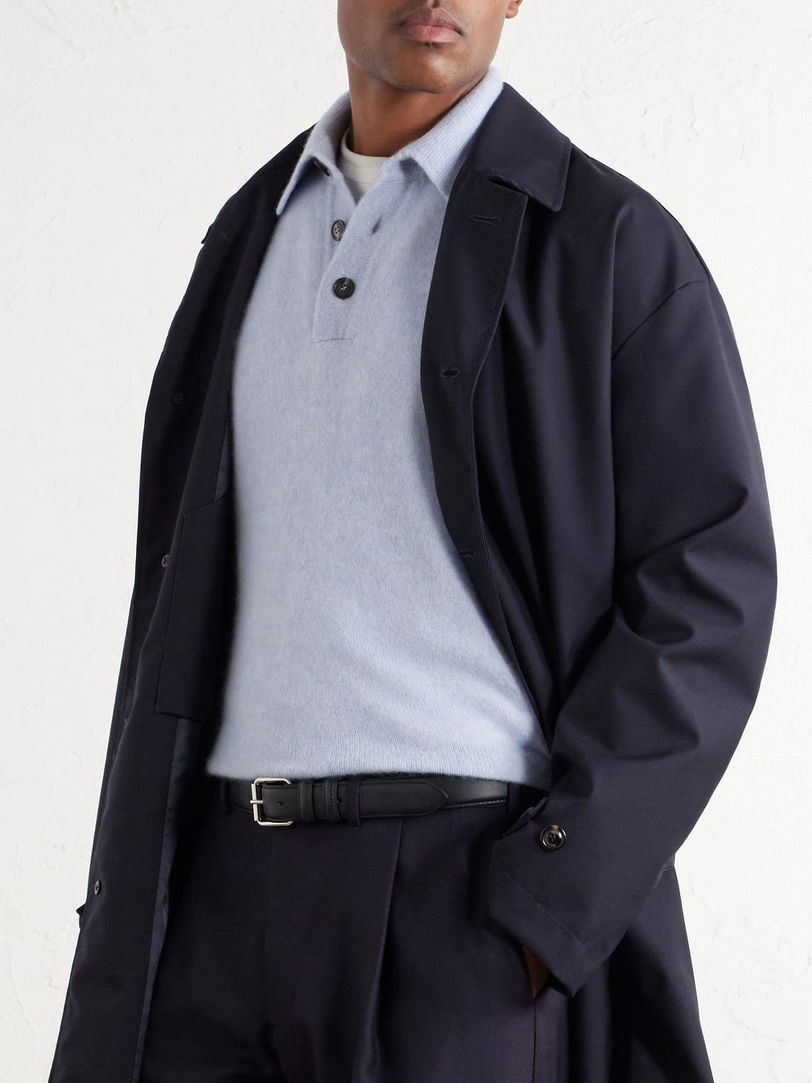 Cashmere And Silk-Blend Polo Shirt