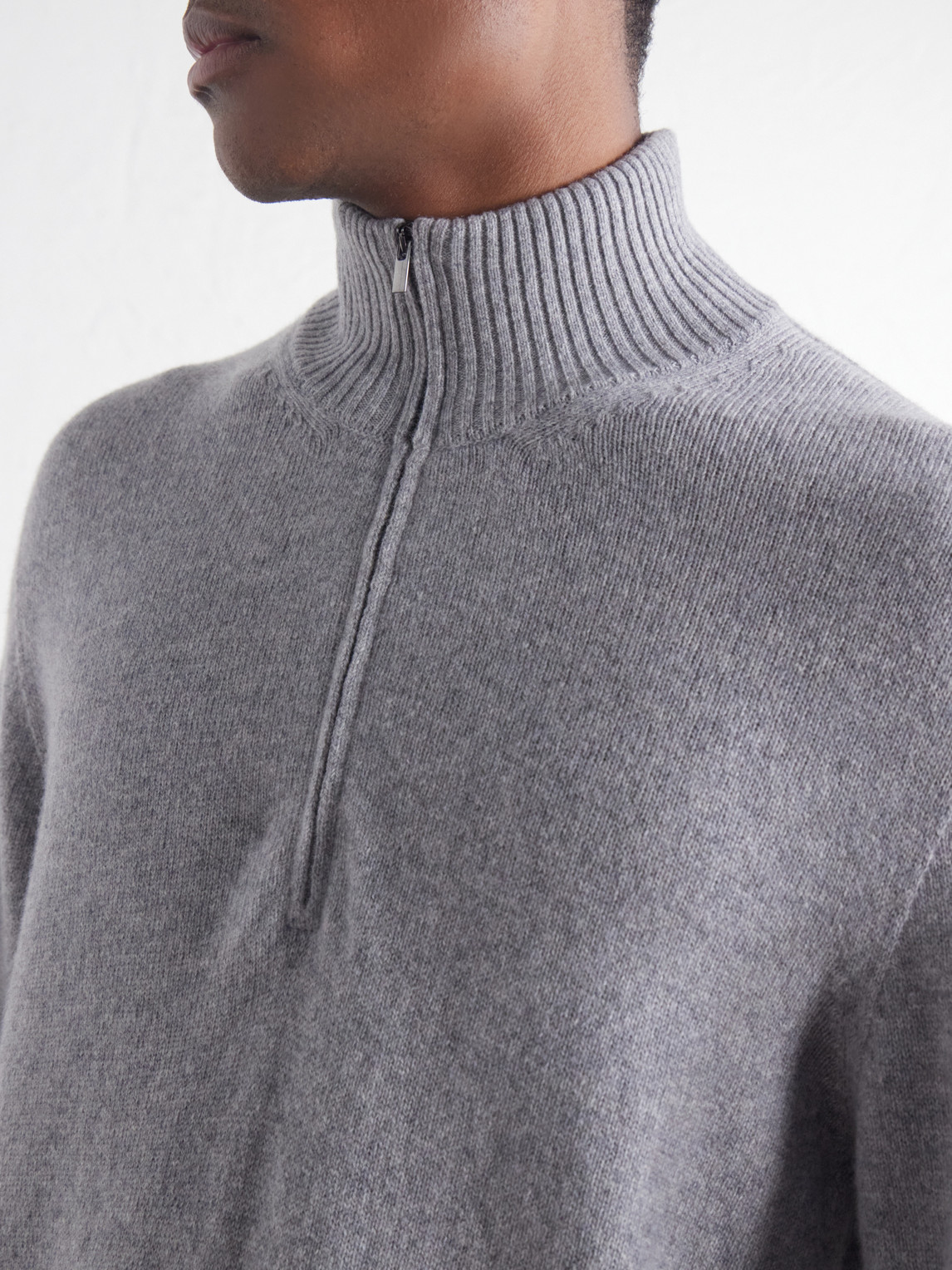 Cashmere Half-Zip Sweater